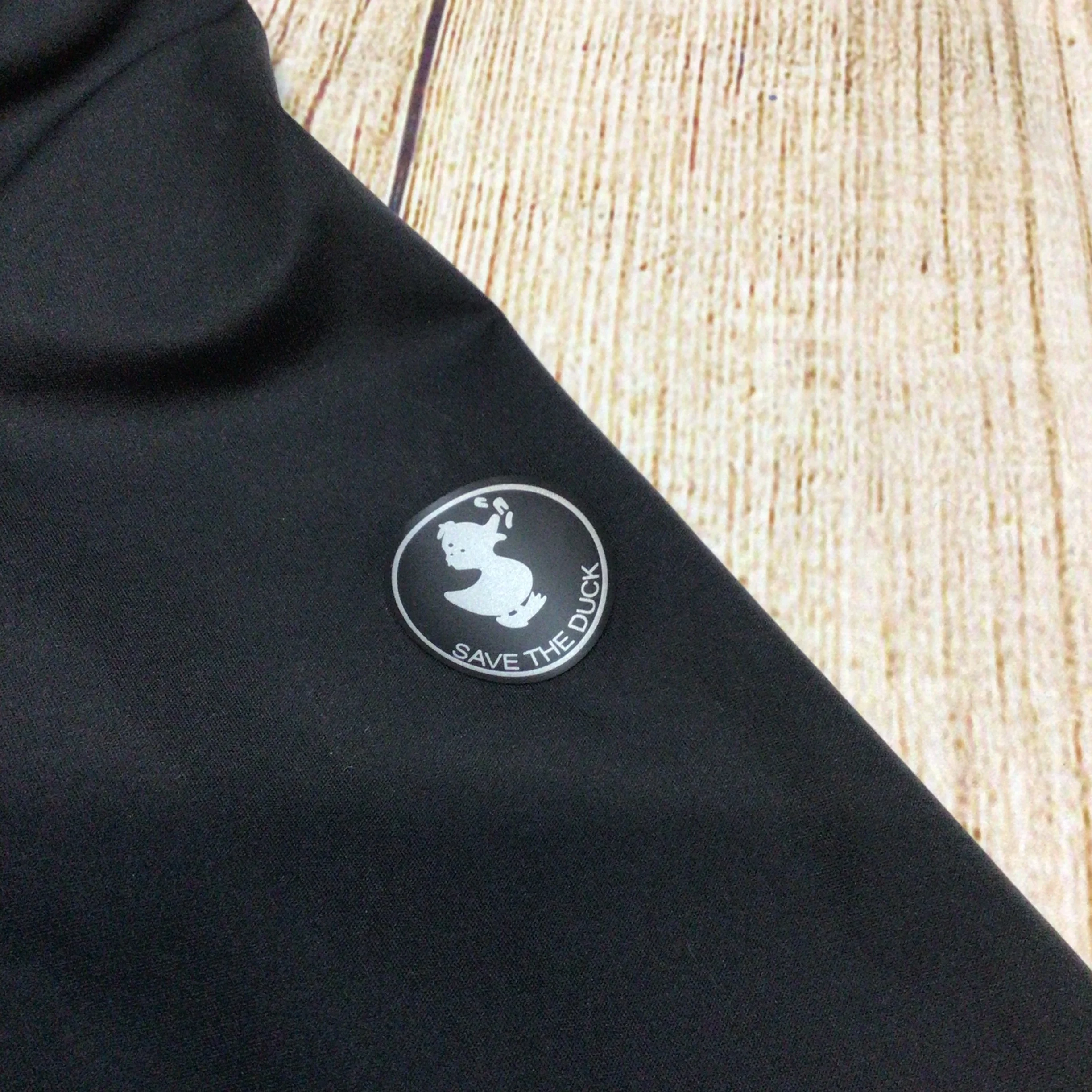 Save the Duck Blue Black Breathable Padded Jacket Size M - Image 6