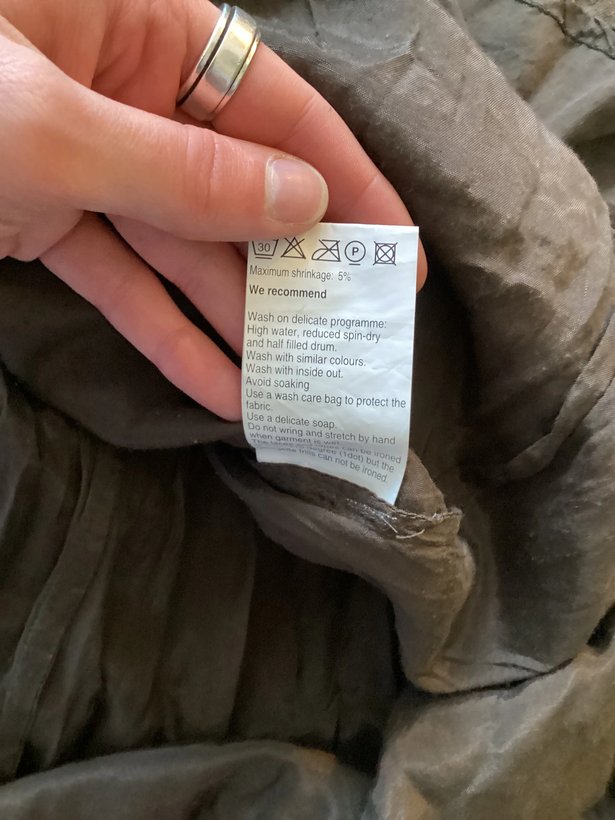 Schiaparelli Noa Noa Brown Frilled Skirt Size M - Image 6