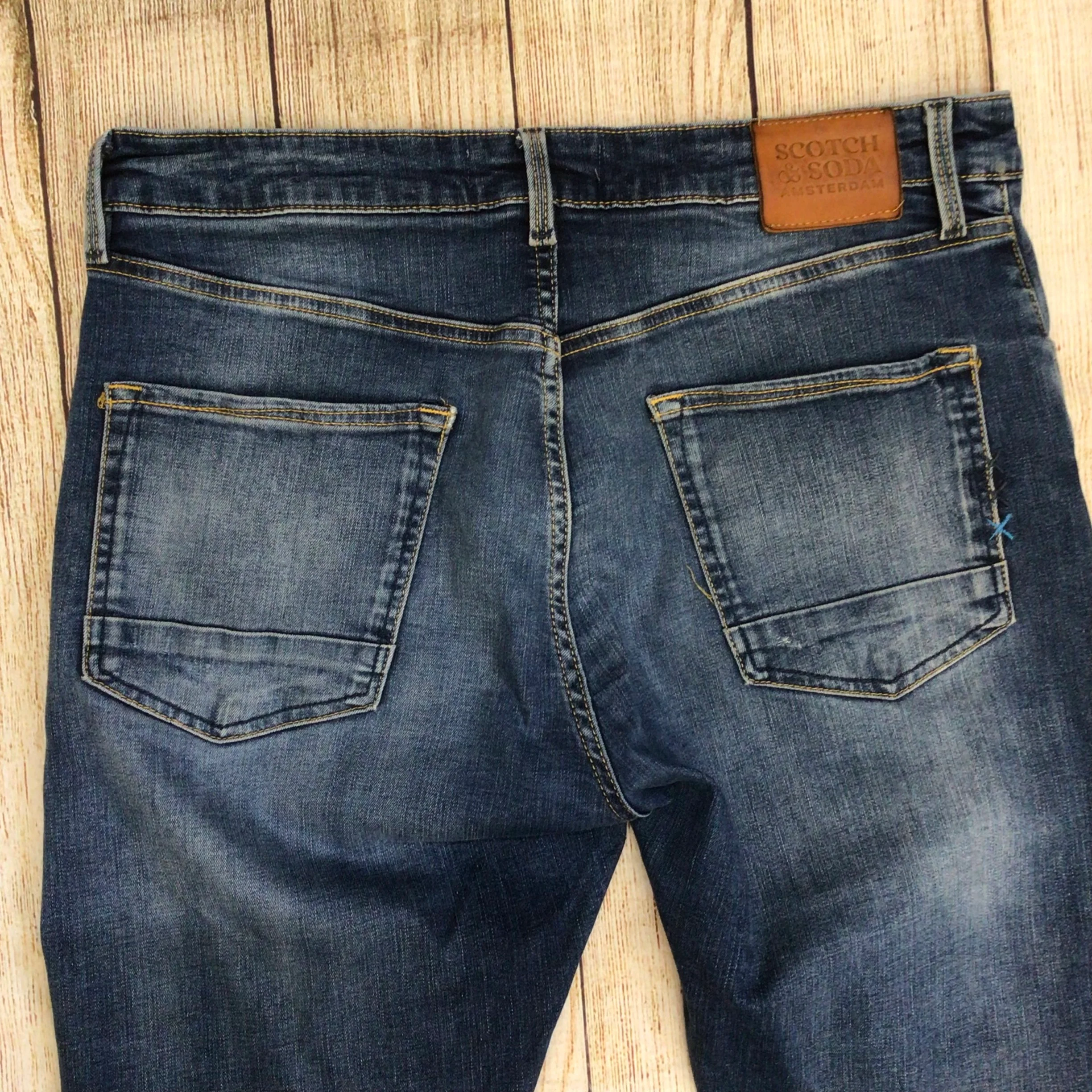 Scotch & Soda Ralston Blue Denim Jeans Size 34/32 - Image 10