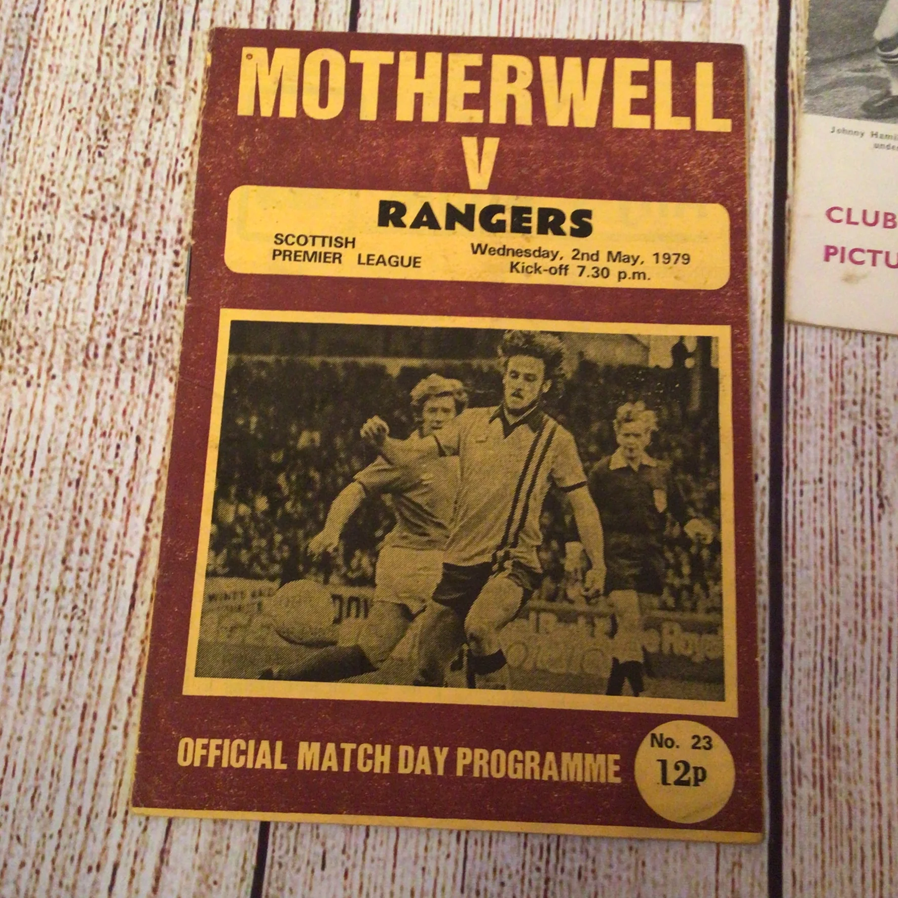 Scottish Football Memorabilia 3x Job Lot; Hearts, Motherwell, Rangers 1963-1979 - Image 3