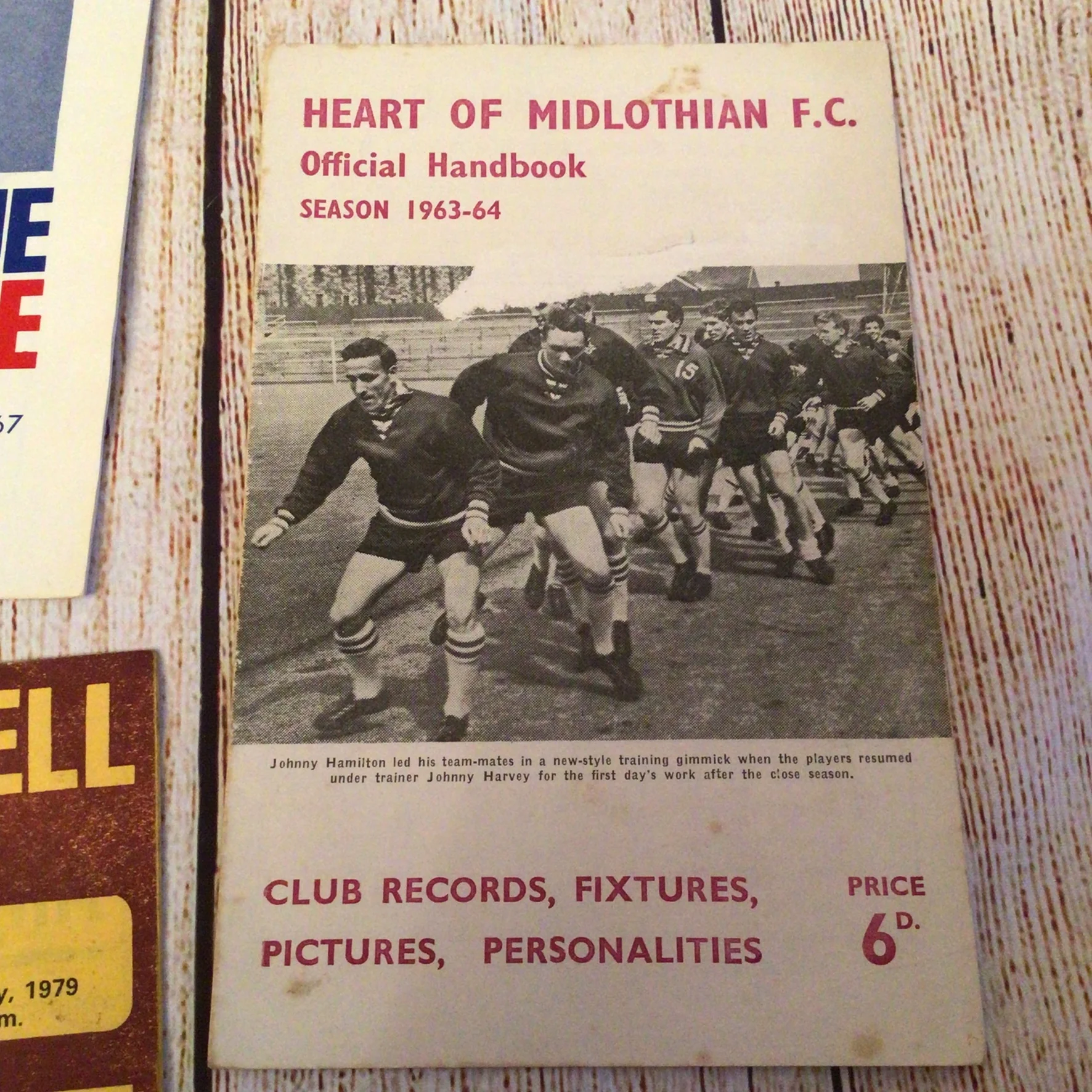 Scottish Football Memorabilia 3x Job Lot; Hearts, Motherwell, Rangers 1963-1979 - Image 4