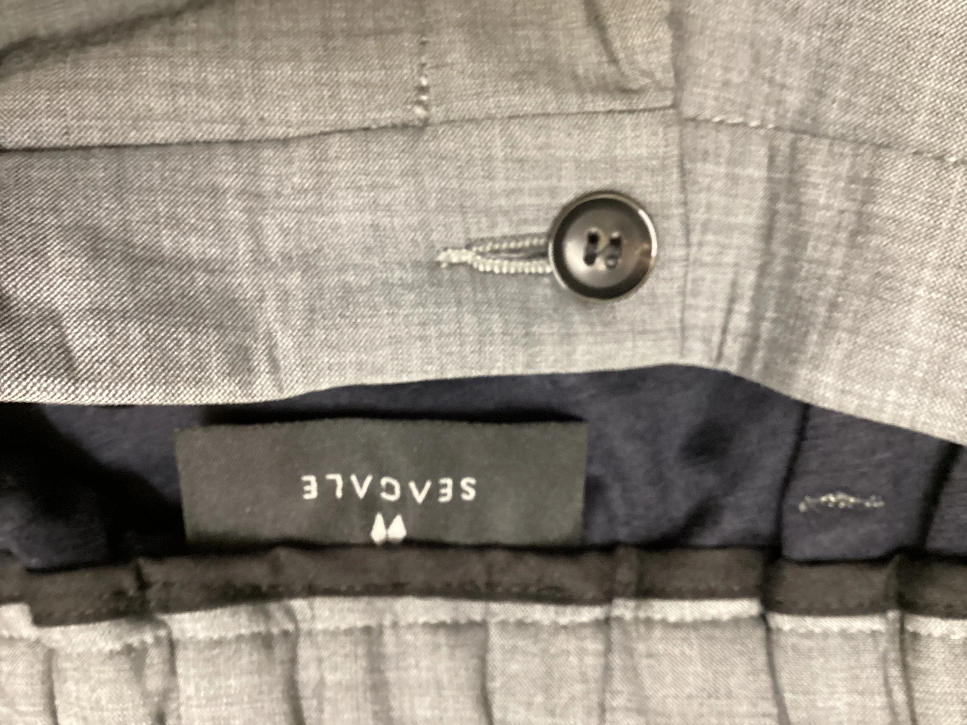 Seagale Grey Women’s Trousers Size S Wool and TENCEL™ Blend - Image 5