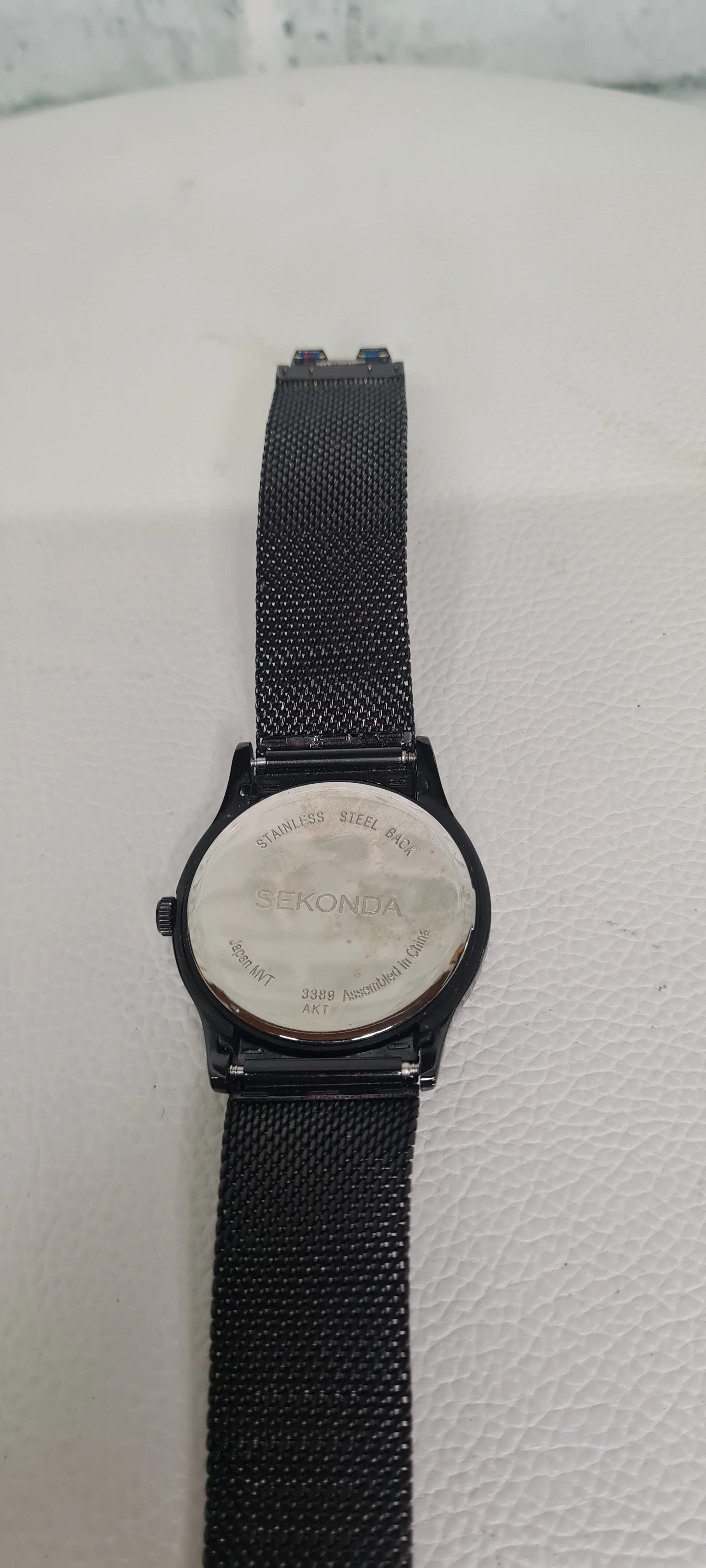 Sekonda Quartz Date Analogue Black and Blue Wrist Watch - Image 5