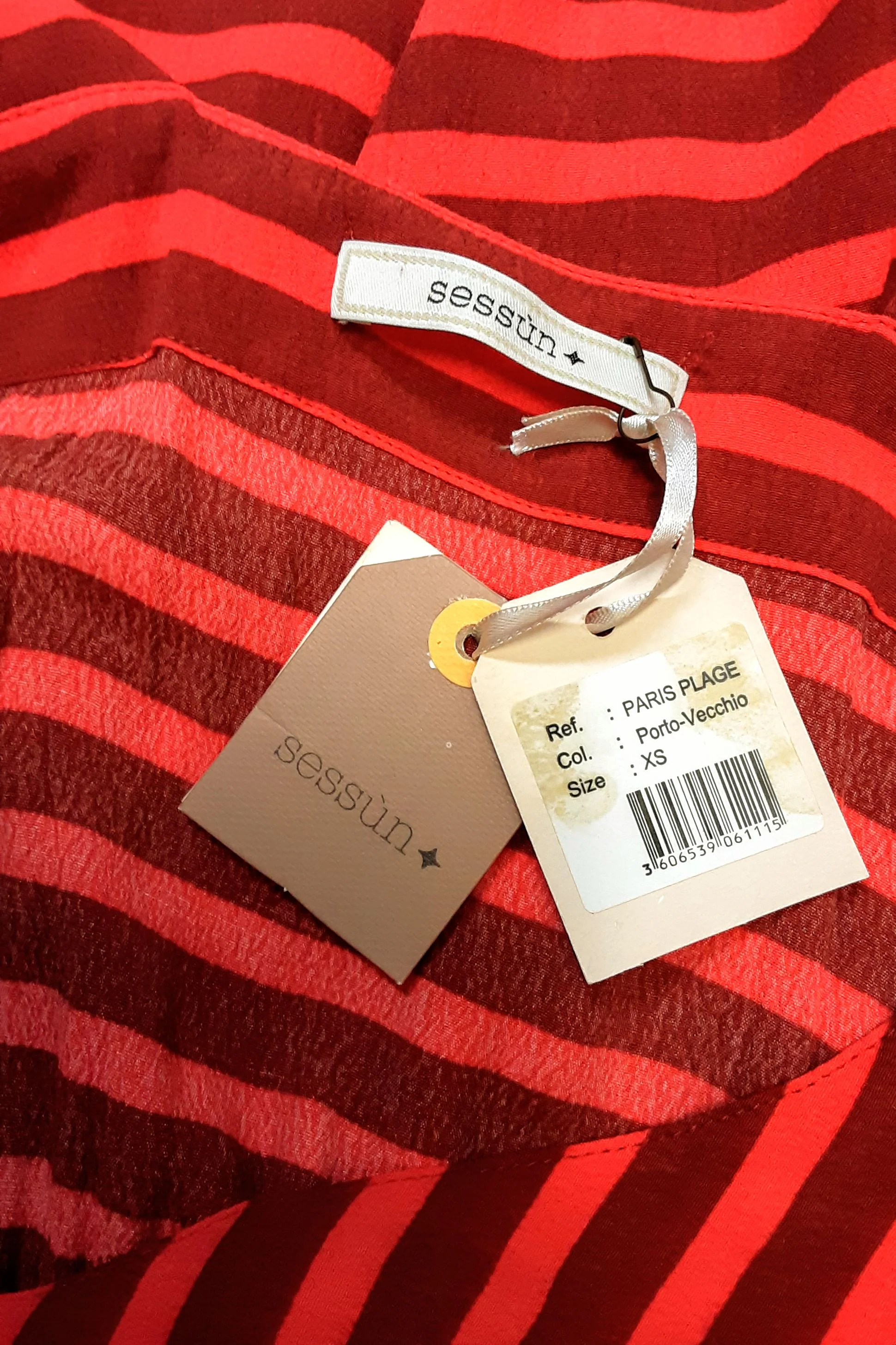 BNWT Sessùn Red Stripes Dress size XS - Image 3