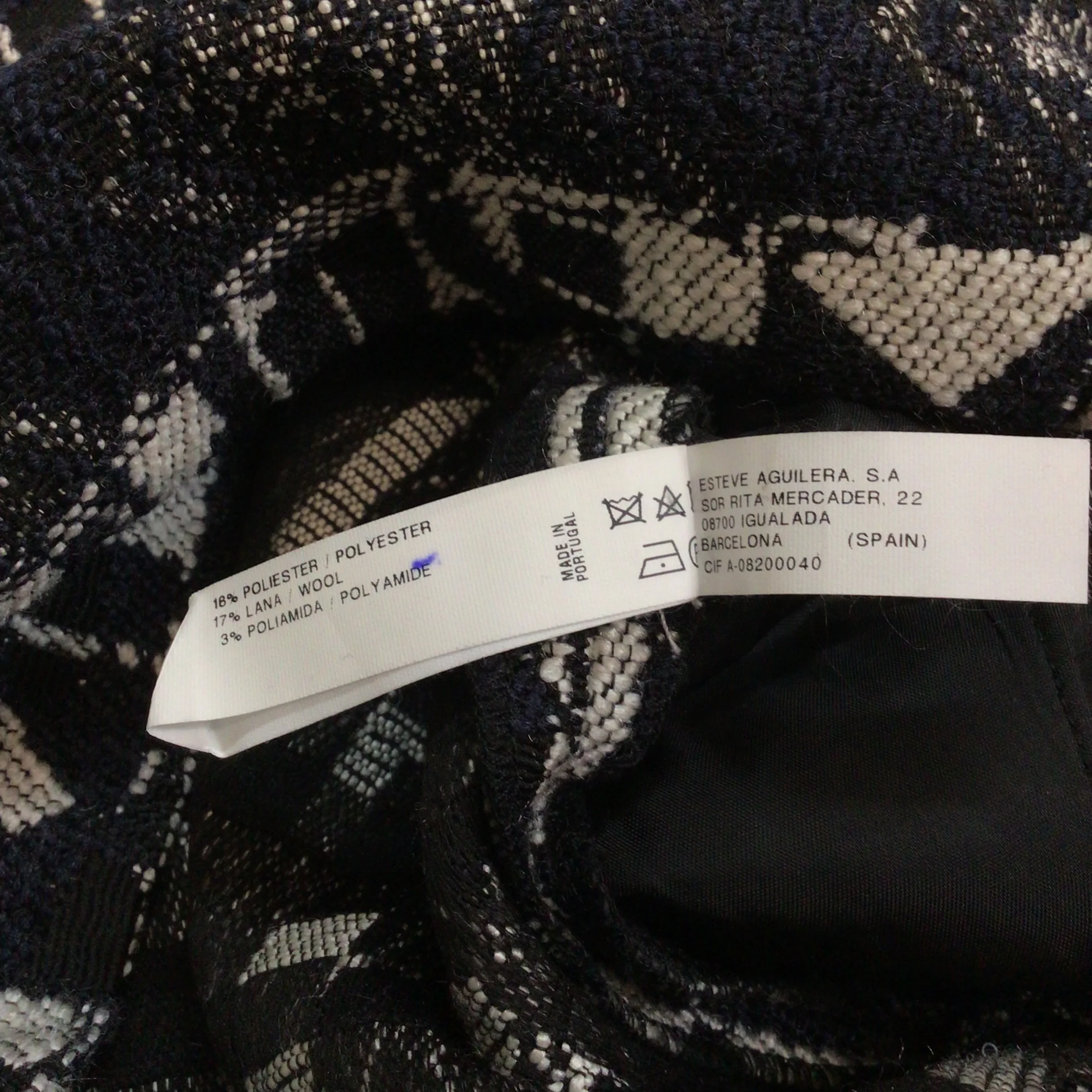 Sita Murt Black & White Wool Blend Long Sleeve Dress w/Pockets Size 40 - Image 9