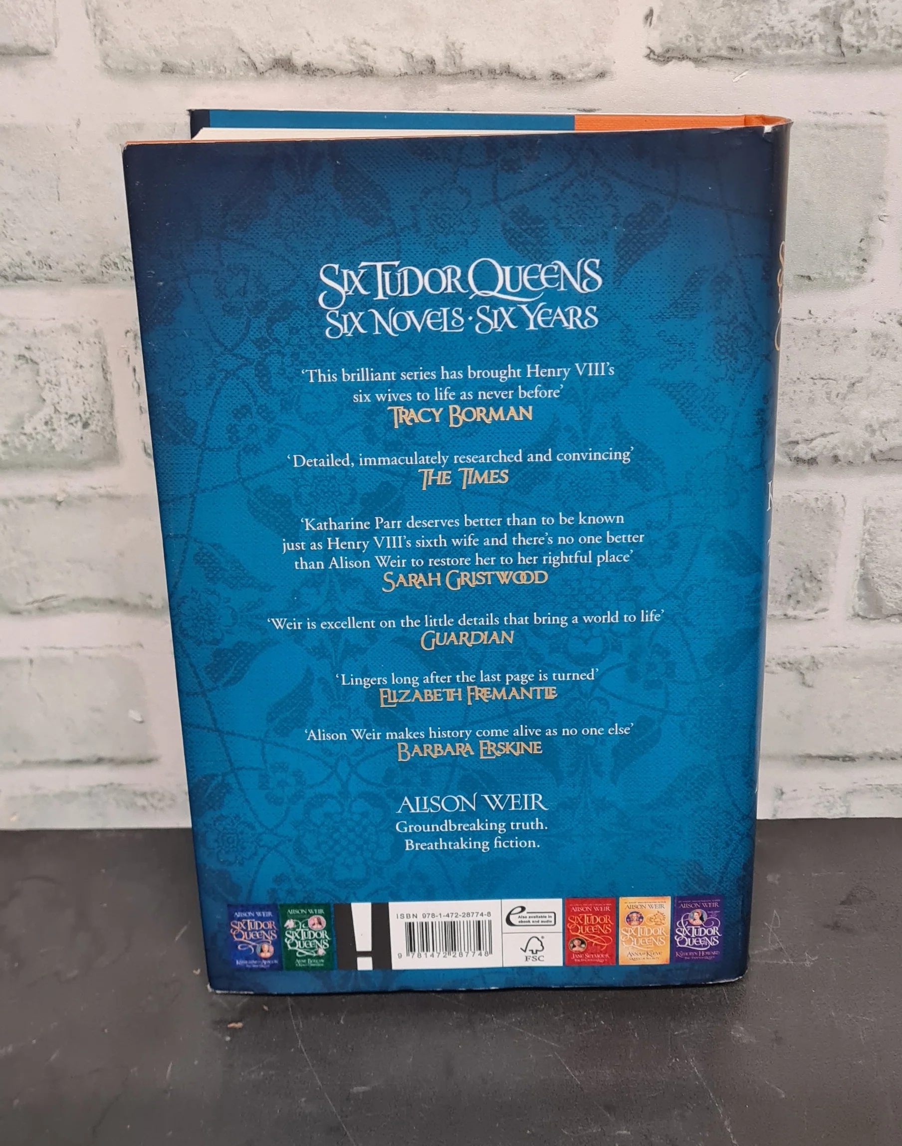 Six Tudor Queens Katherine Parr The Sixth Wife by Alison Weir First Edition Signed - Image 4