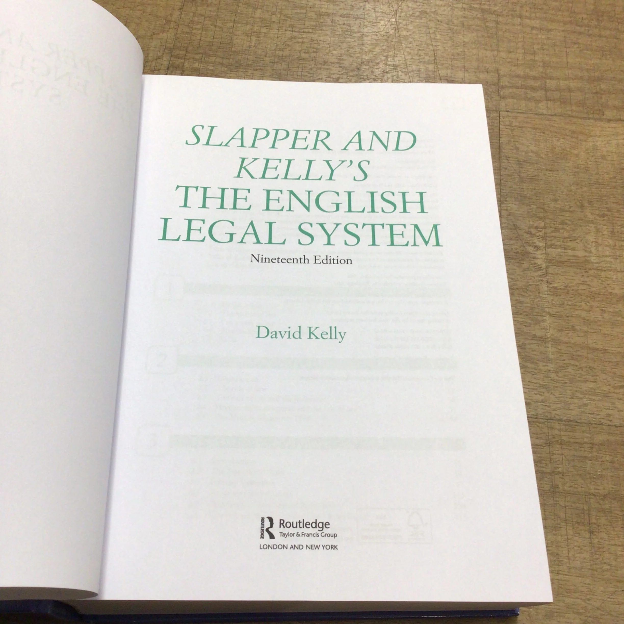 Slapper & Kelly’s The English Legal System, 19th Ed. by David Kelly (2020, Hardback) - Image 6