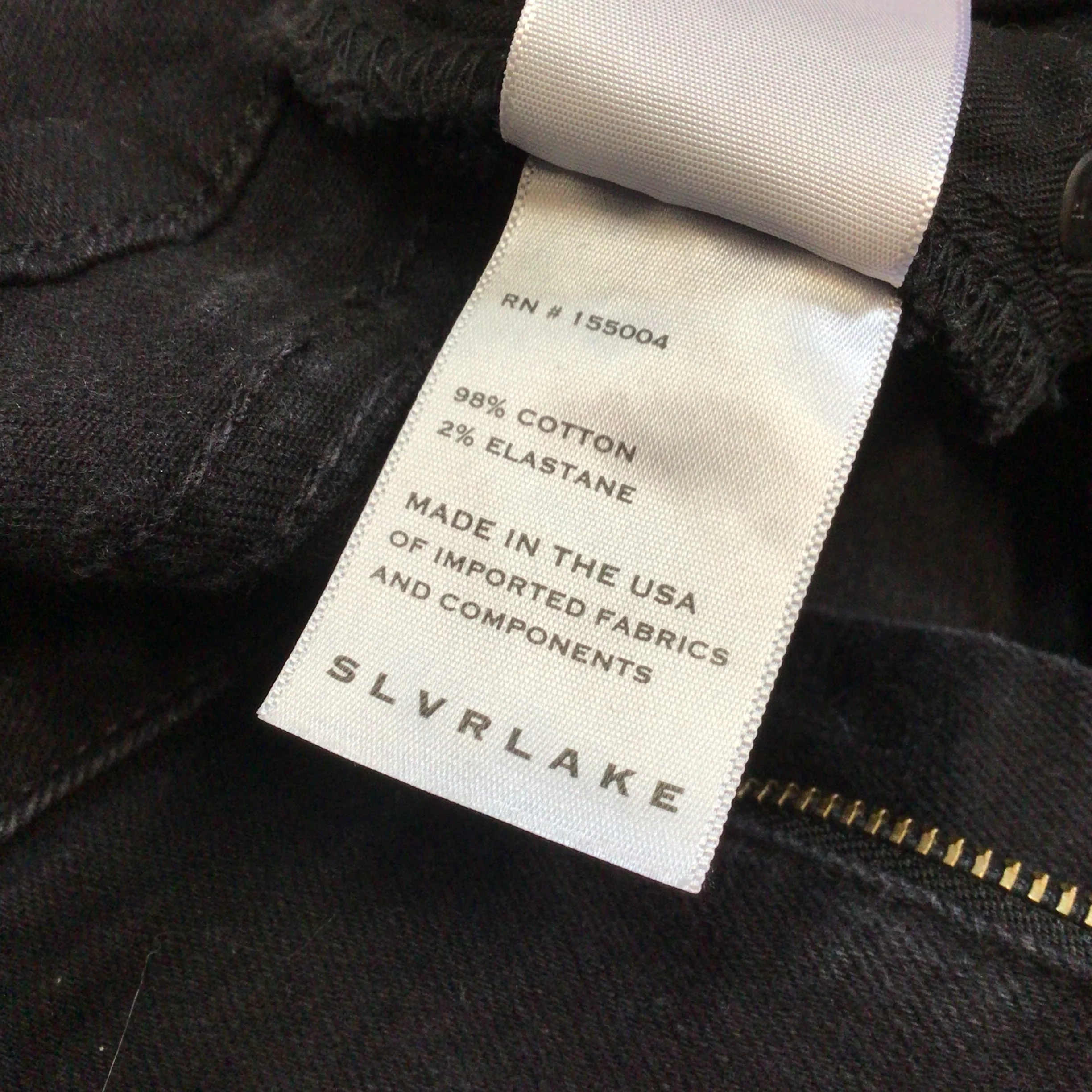 Slvrlake Lou Lou Black Cotton Blend Jeans Size 31 - Image 10