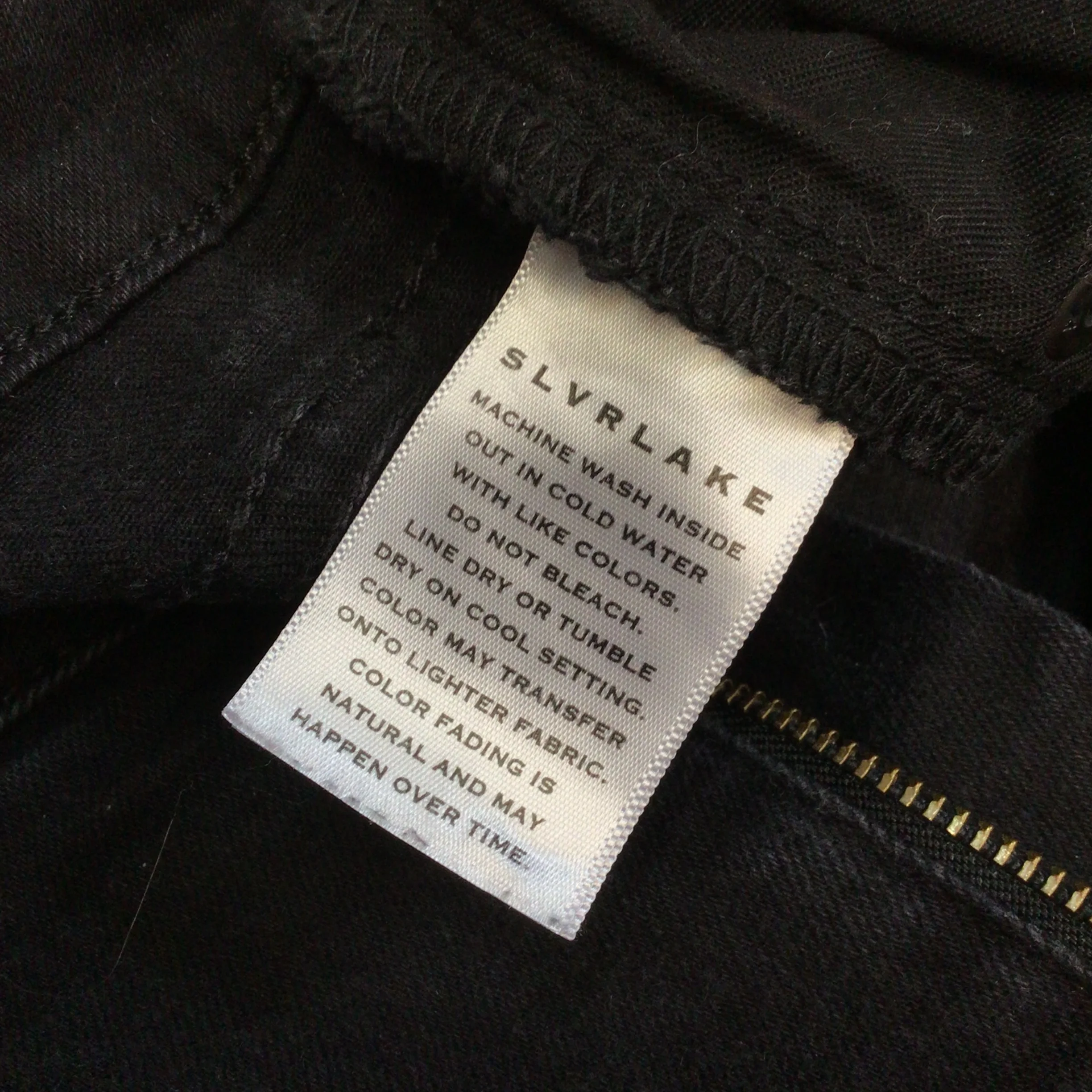Slvrlake Lou Lou Black Cotton Blend Jeans Size 31 - Image 9