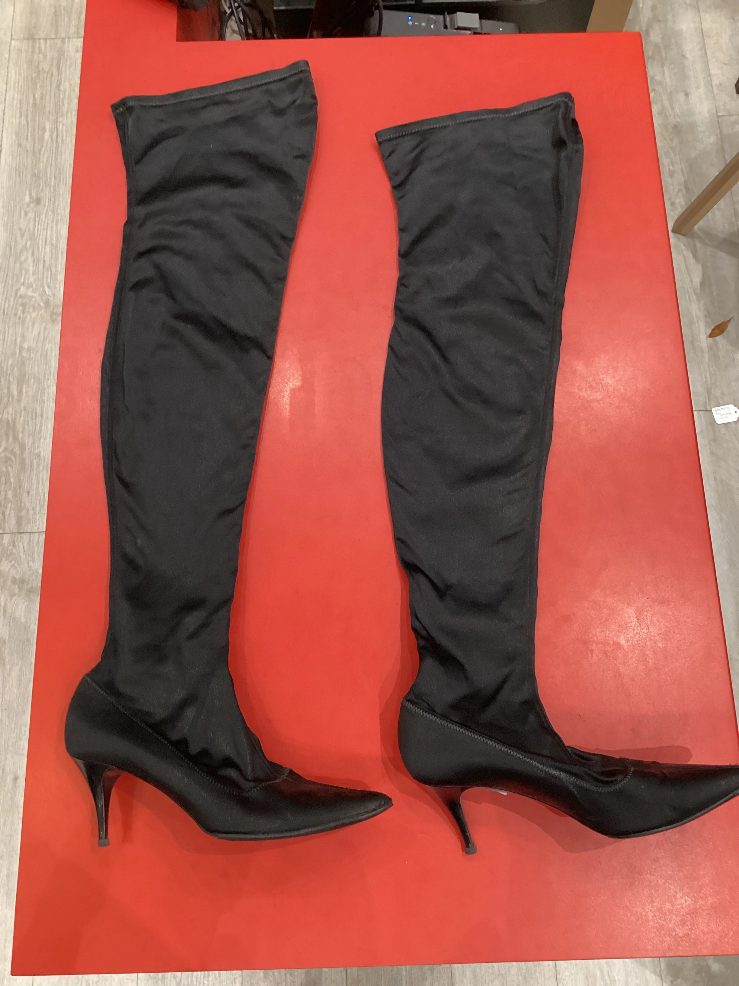 Stella McCartney Black Long Boot Size 39.5 - Image 2