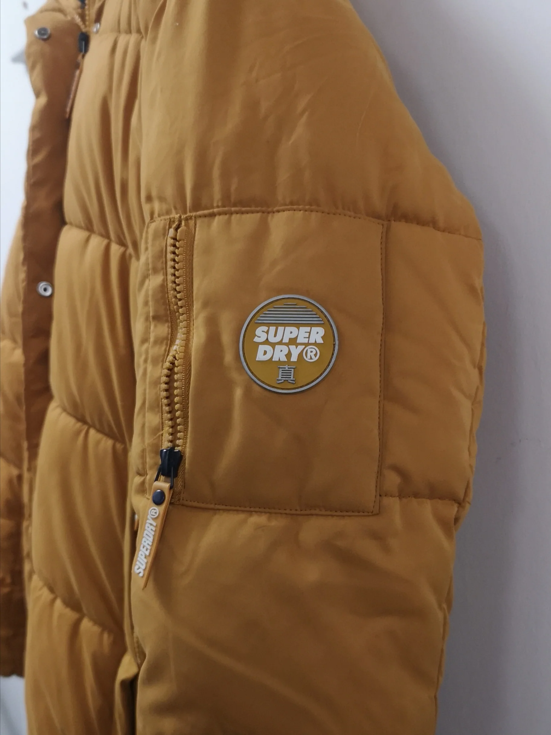 Superdry Sphere Padded Ultimate Beige Jacket Size 14 - Image 3