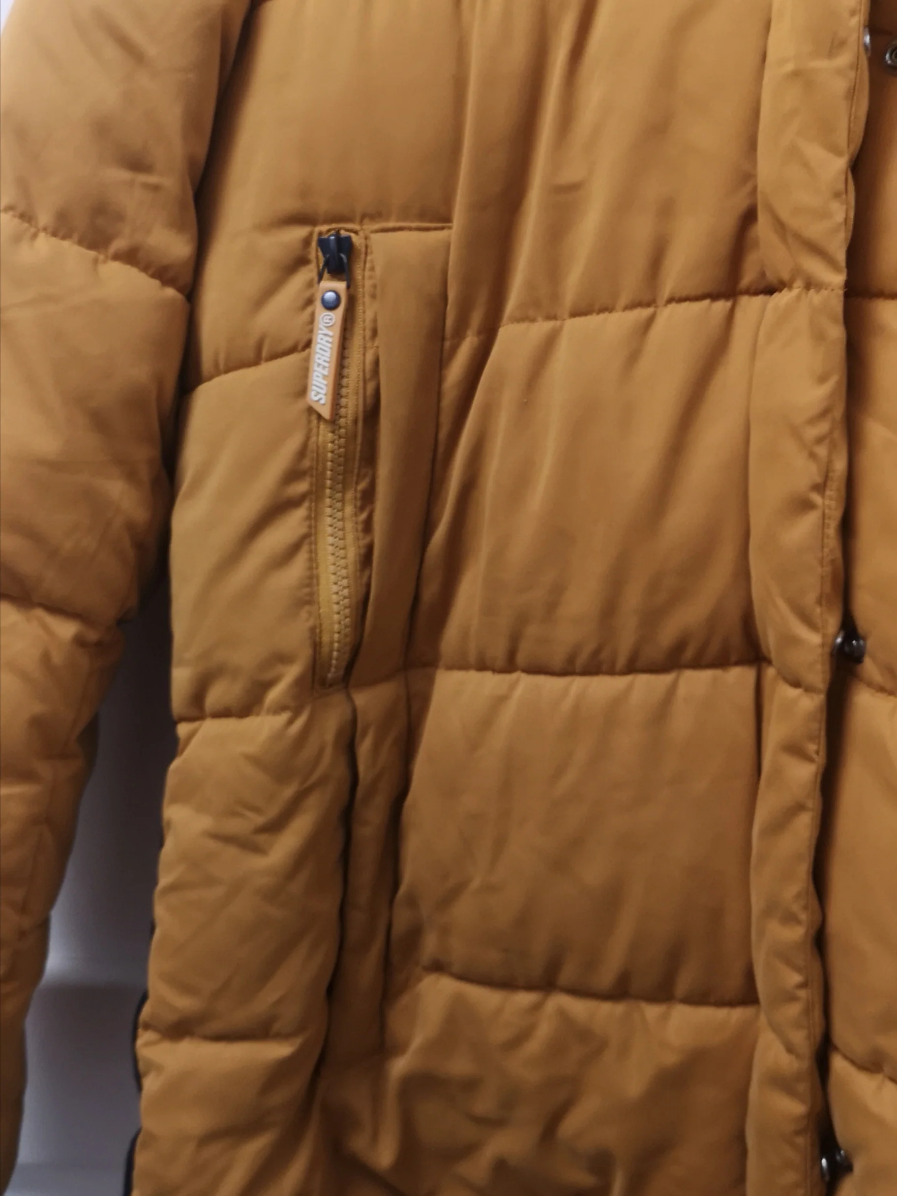 Superdry Sphere Padded Ultimate Beige Jacket Size 14 - Image 5