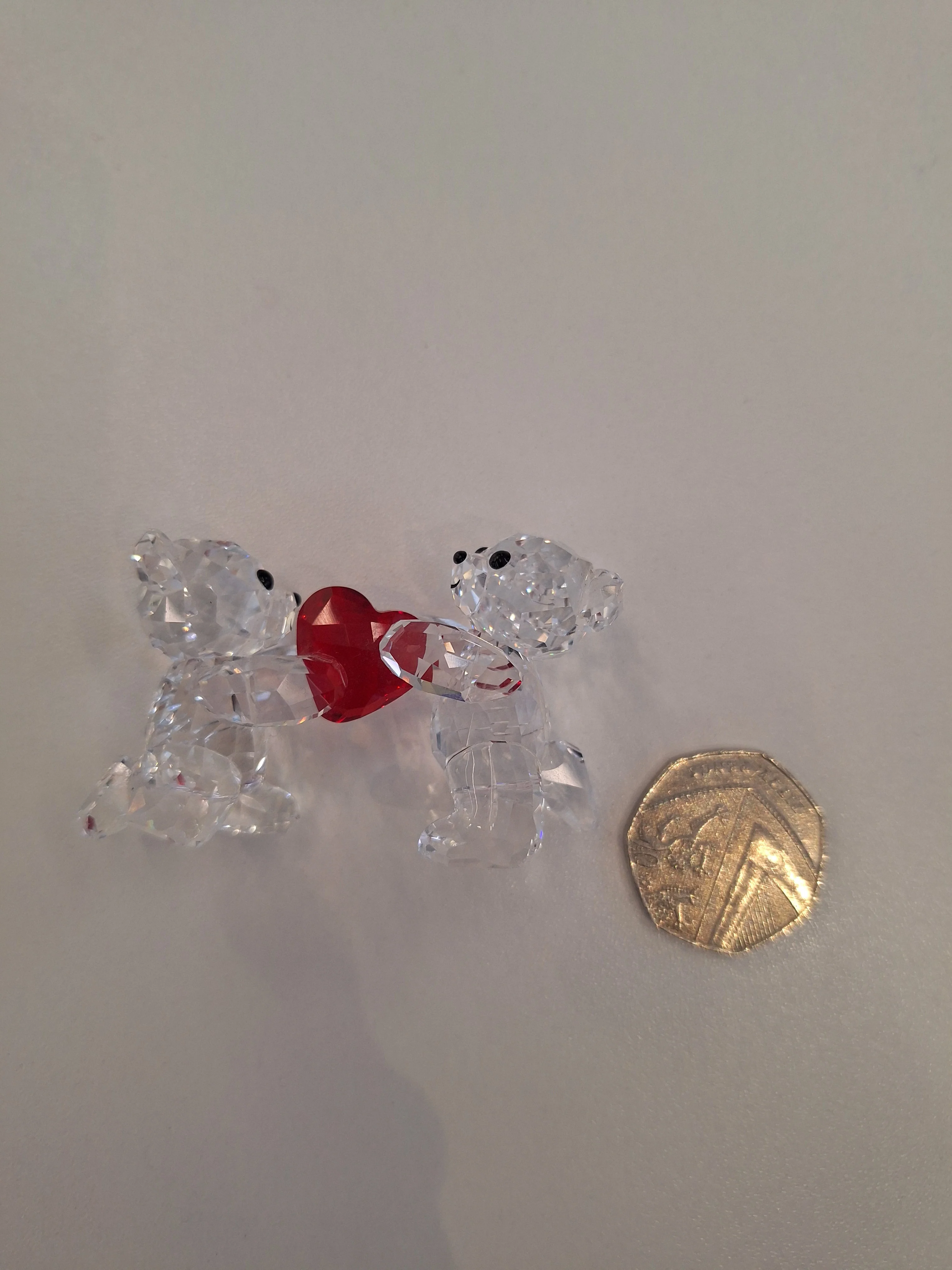 Swarovski The Lovlots Crystal Bears Love Heart Ornament - Image 5
