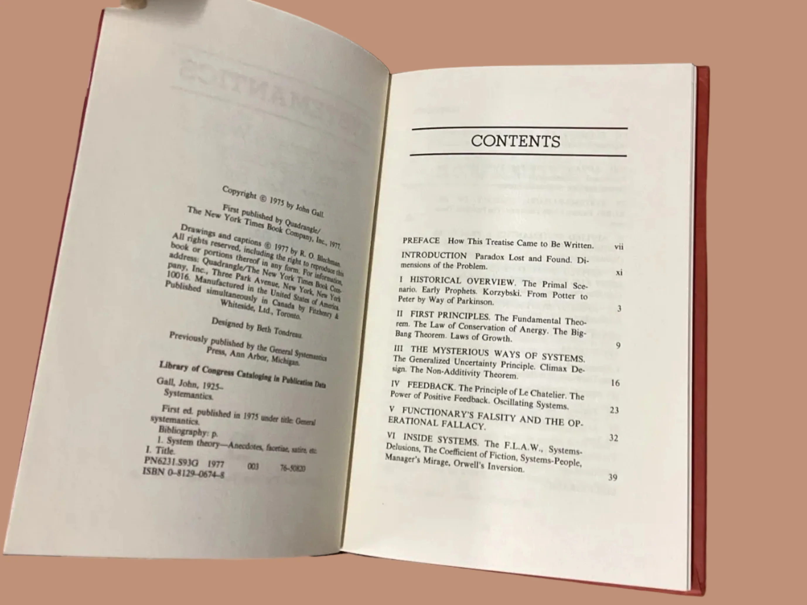 Systemantics: How Systems Work and Especially How They Fail by John Gall 1977 - Image 5