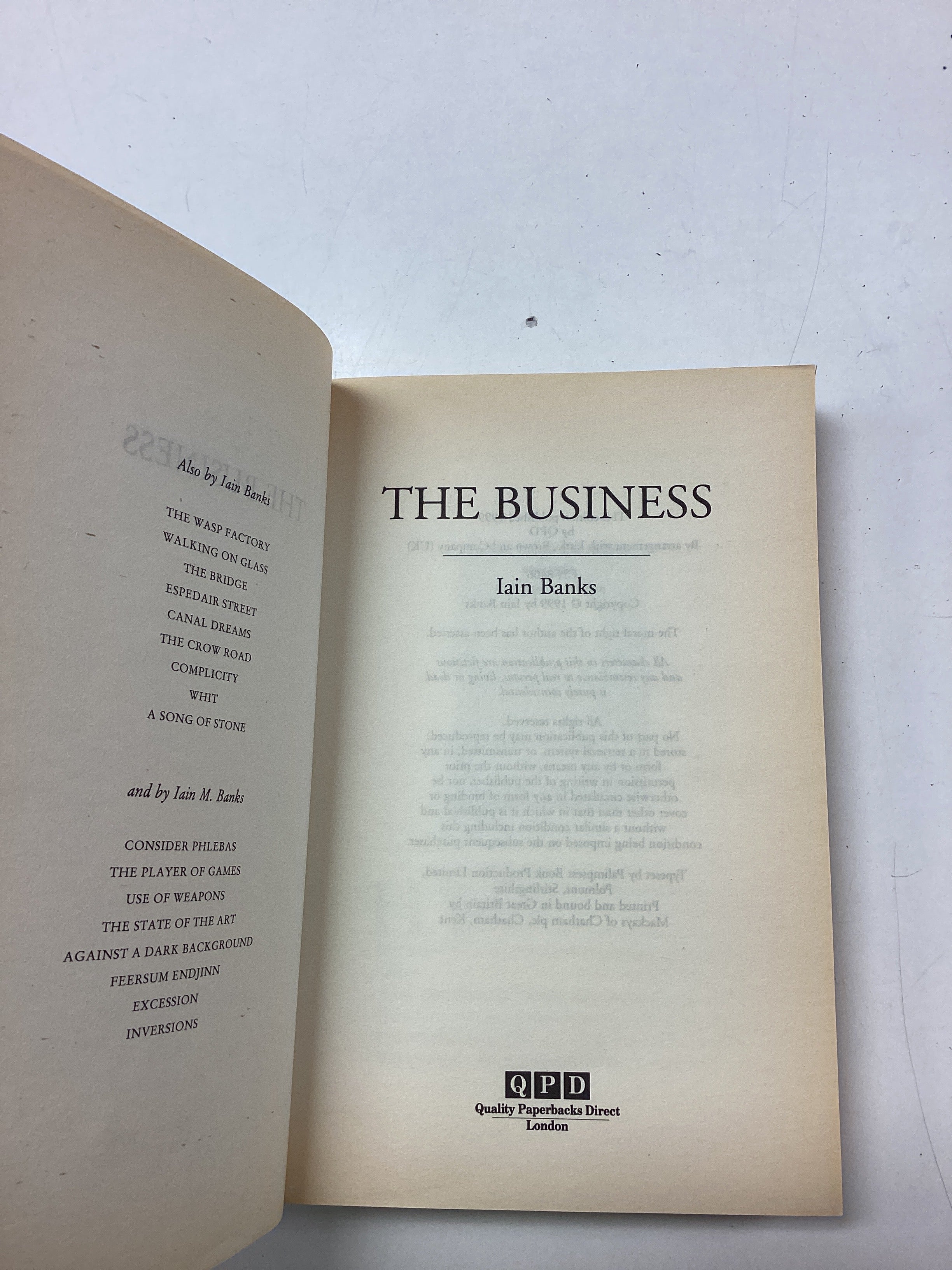 The Business By Iain Banks - Image 4
