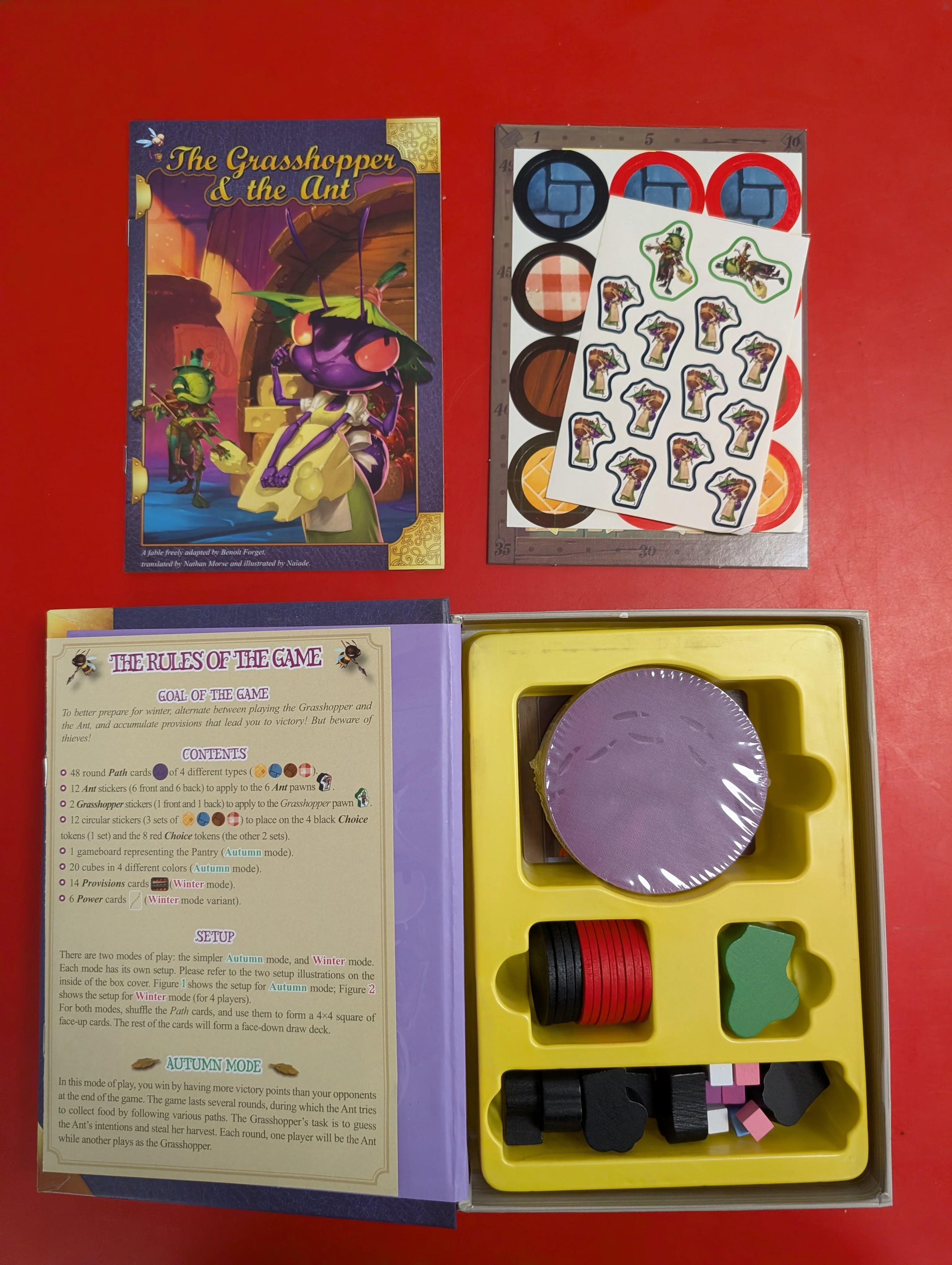 The Grasshopper and The Ant: Tales and Games IV Board Game - Image 2