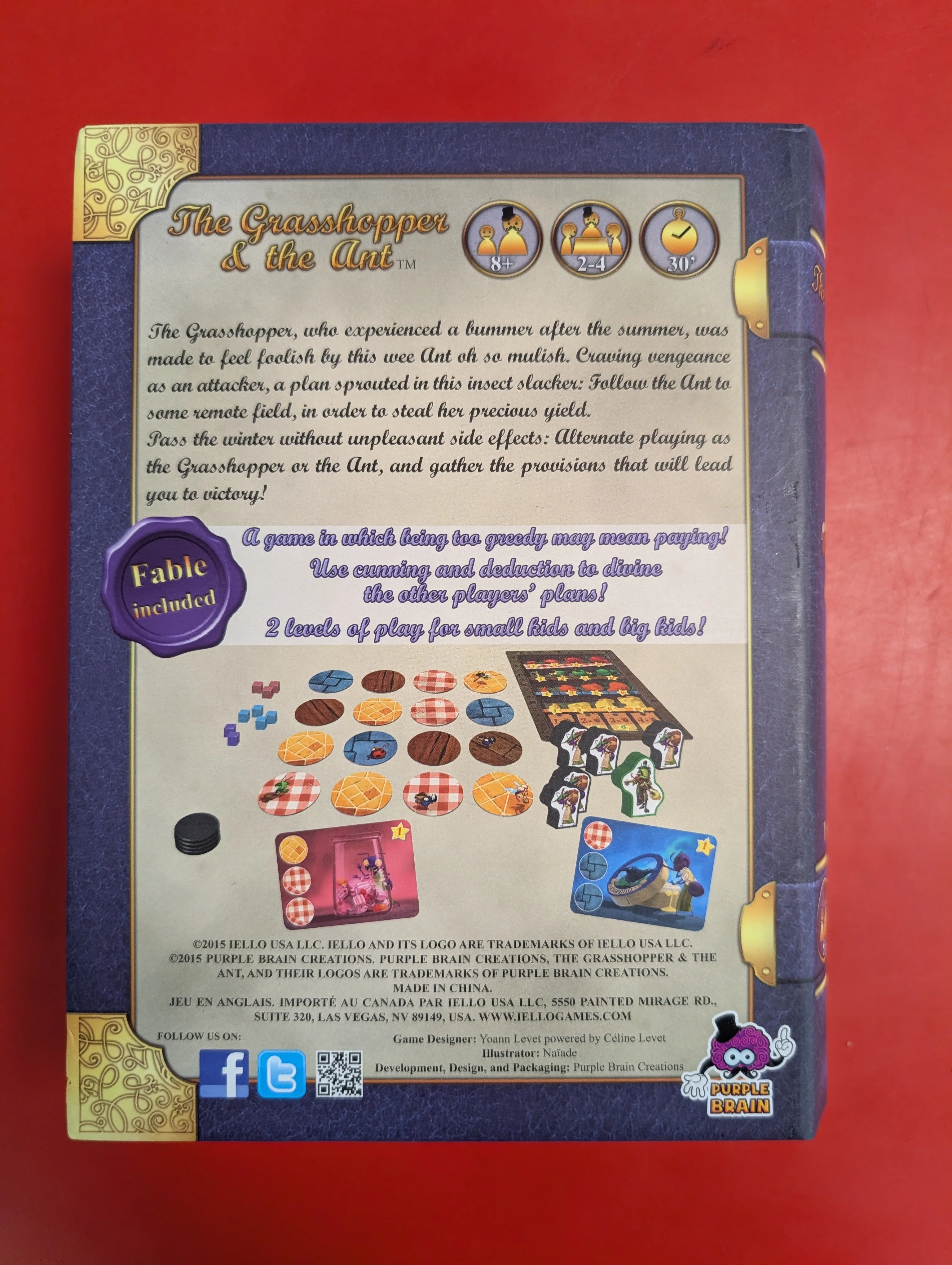 The Grasshopper and The Ant: Tales and Games IV Board Game - Image 4