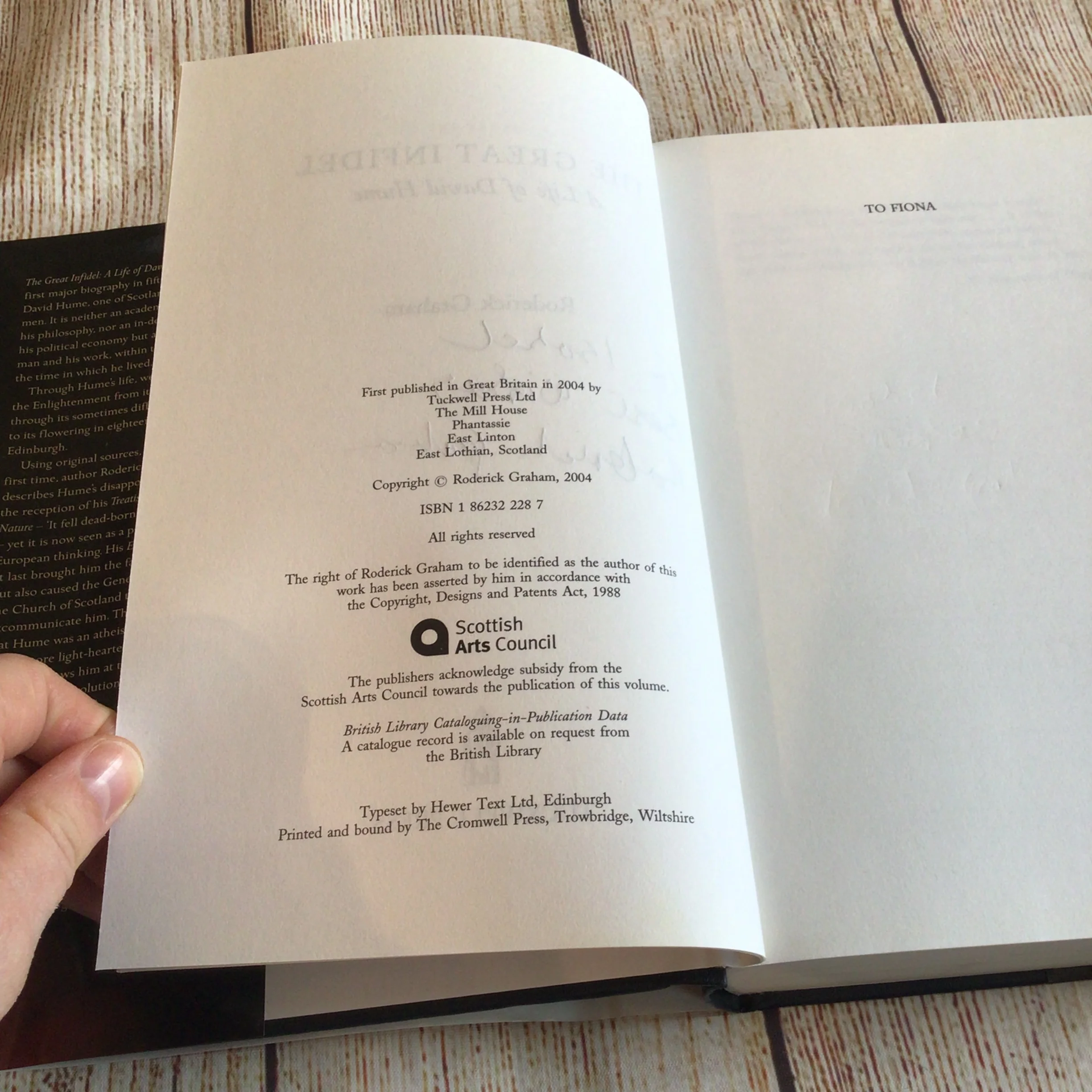 The Great Infidel: A Life of David Hume by Roderick Graham (2004) - Image 8