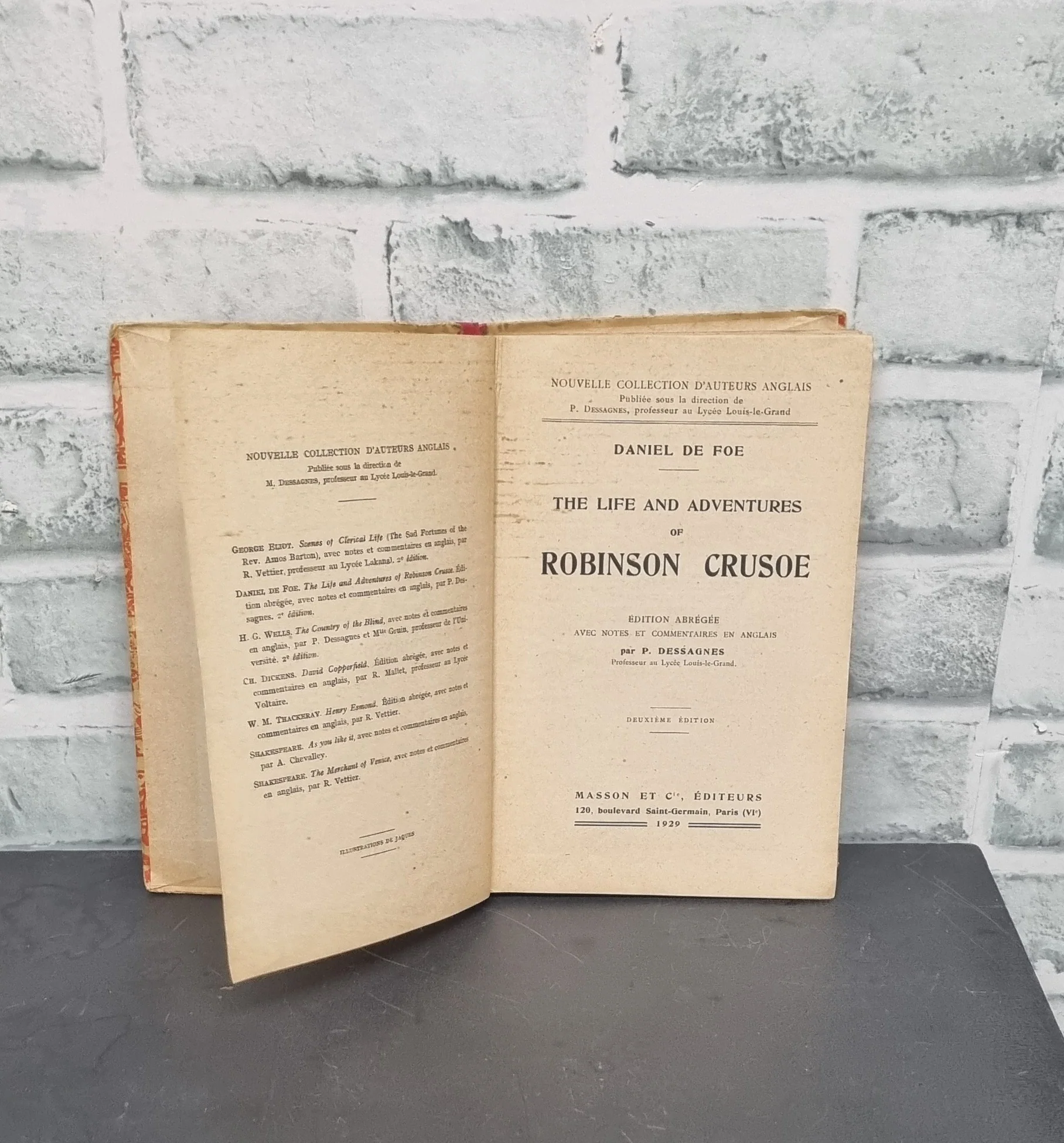 The Life and Adventures of Robinson Crusoe by Daniel De Foe Nouvelle Collection D'auteurs Anglais - Image 5