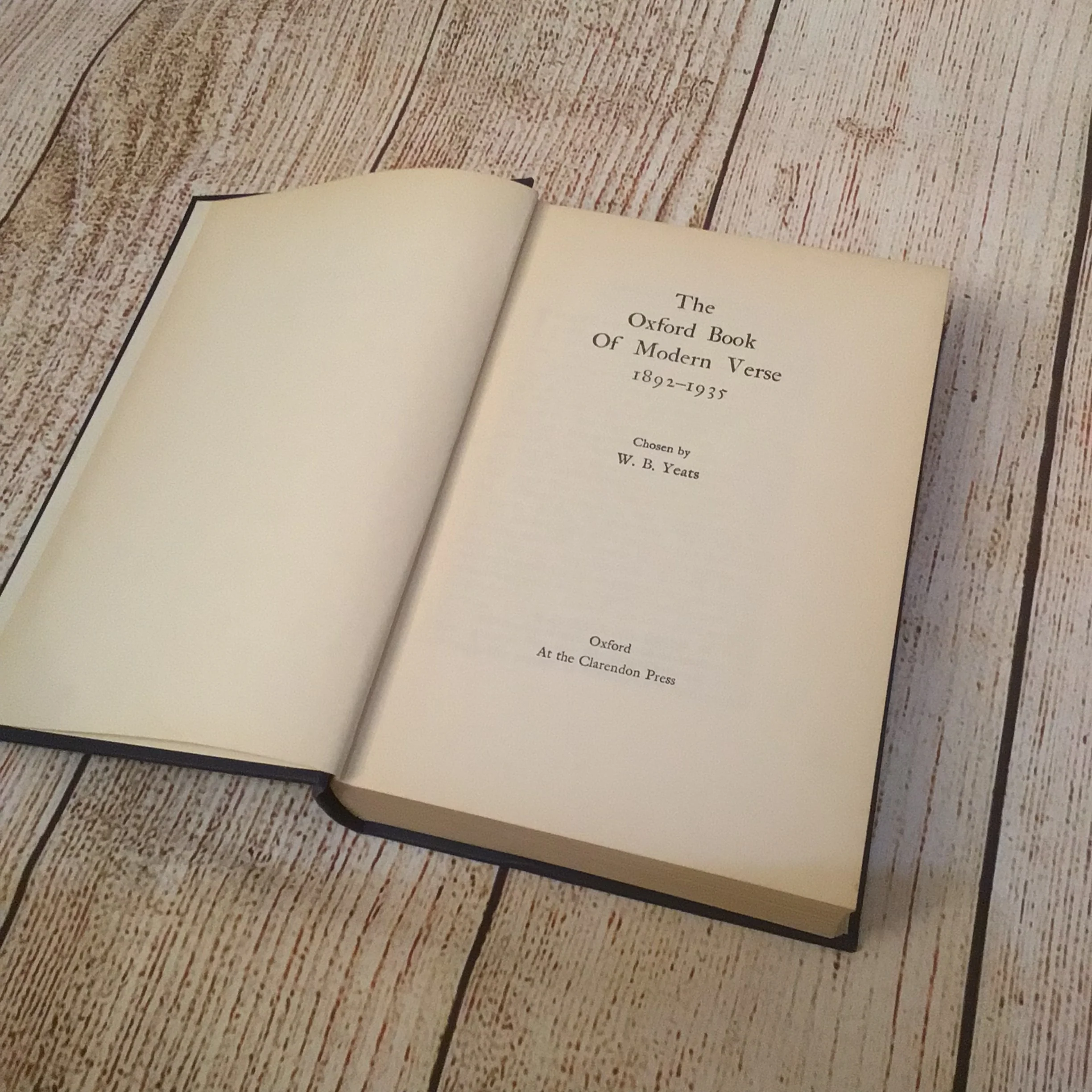 The Oxford Book of Modern Verse 1892-1935 by W.B Yeats (1960) - Image 8
