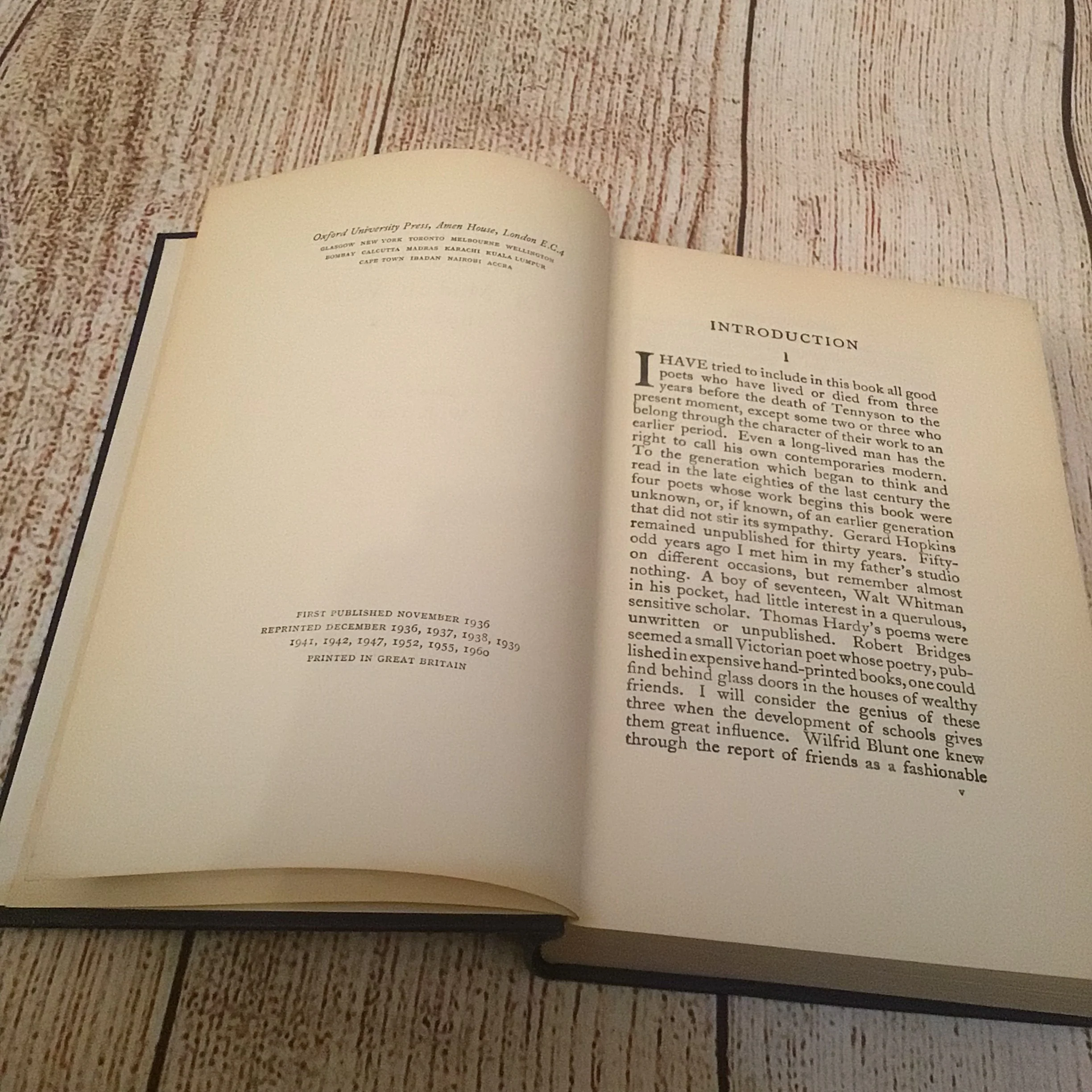 The Oxford Book of Modern Verse 1892-1935 by W.B Yeats (1960) - Image 9