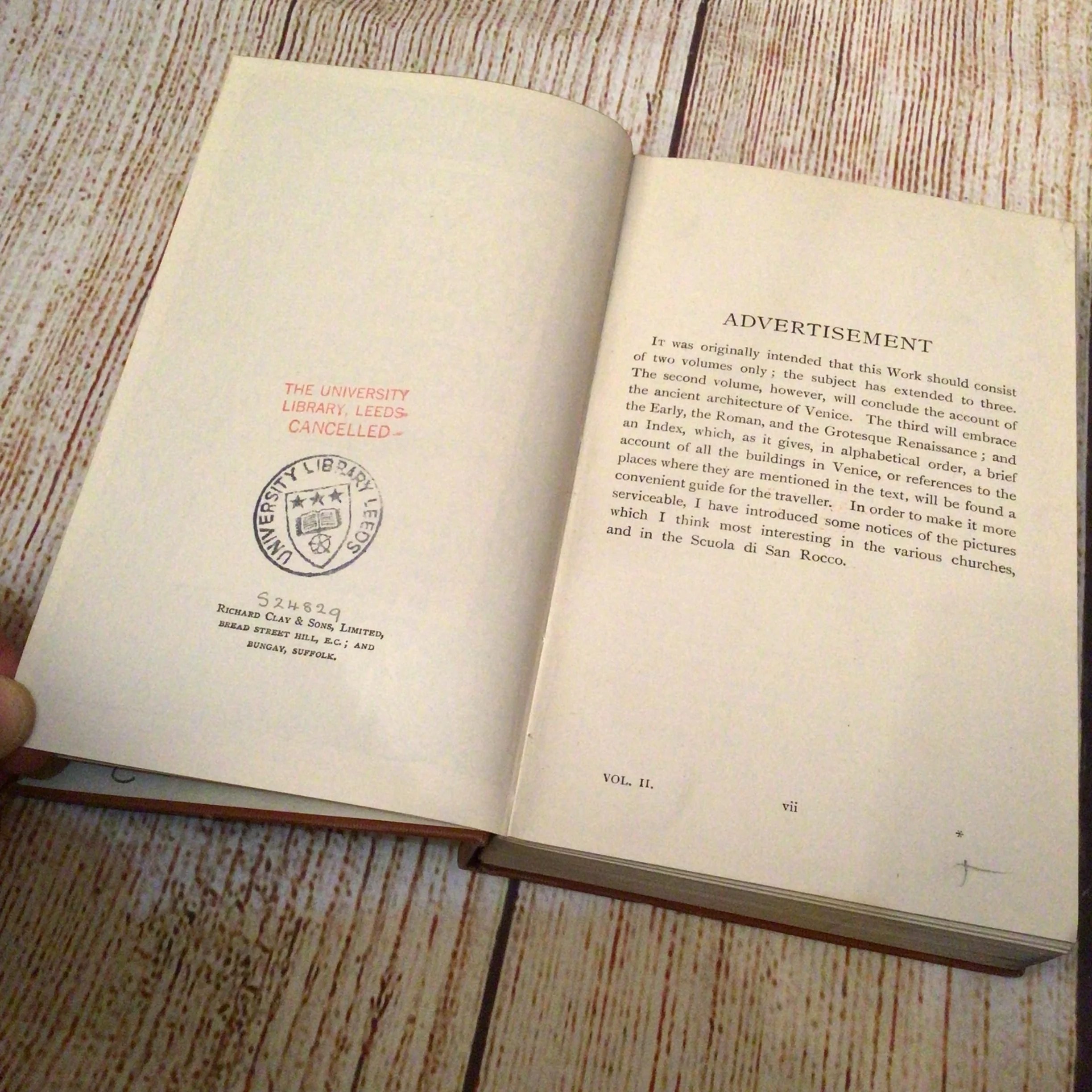 The Stones of Venice Vol. 1-3 The Foundations, Sea Stories, The Fall (Everyman's Library) - Image 14