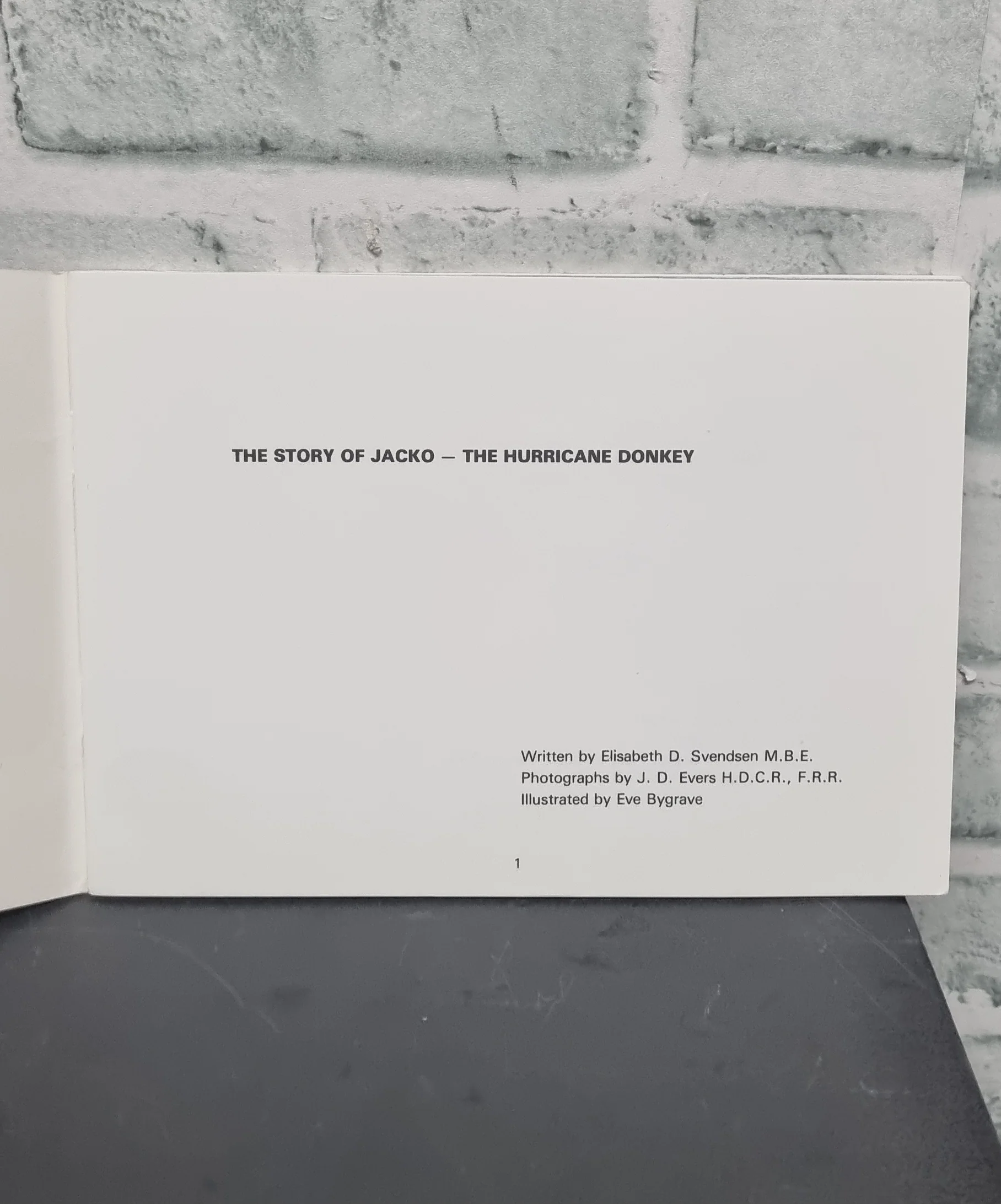 The Story of Jacko the Hurricane Donkey by Elisabeth D. Svendsen M.B.E. - Image 4