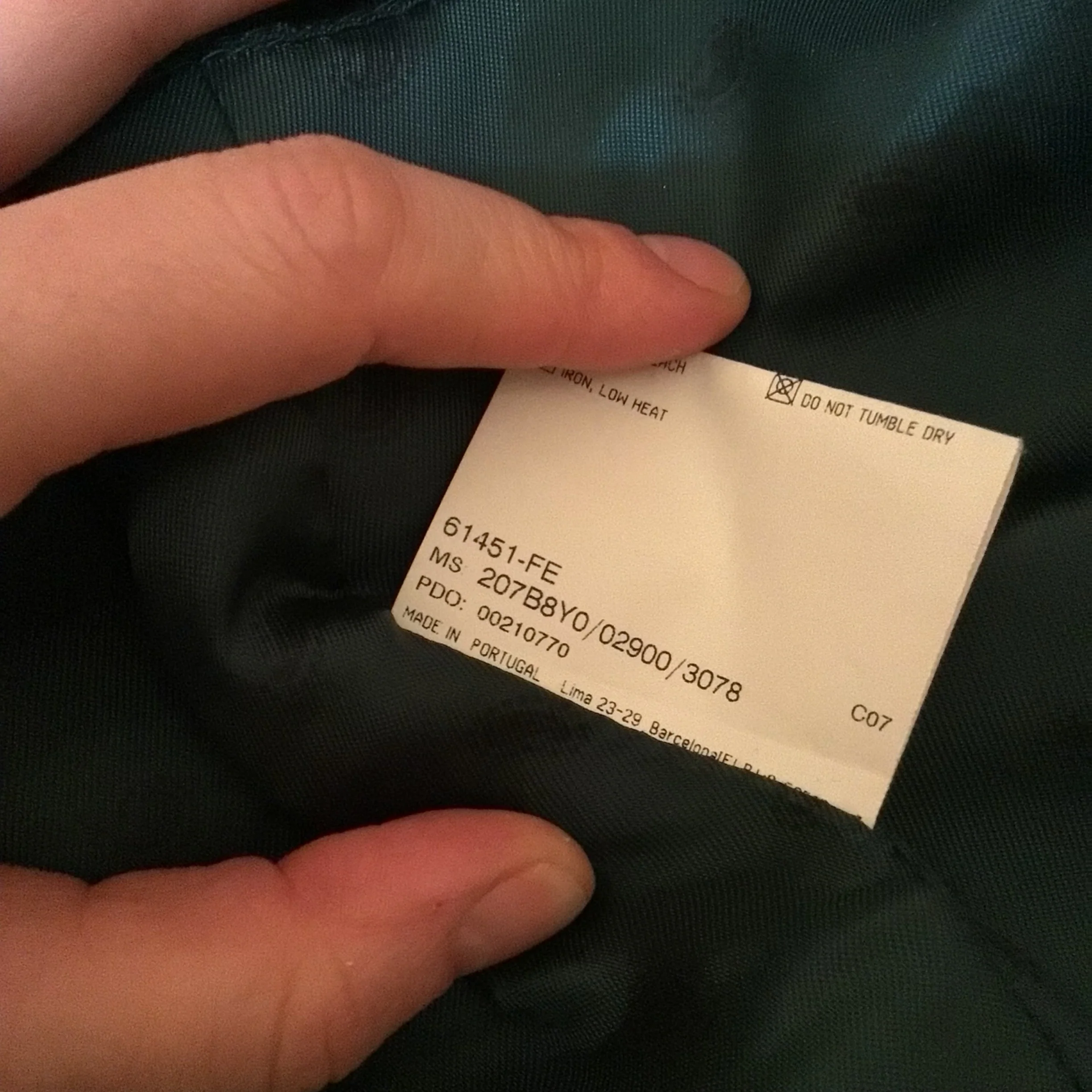 Thomas Burberry Navy Blue Short Sleeve Coat Size M - Image 11