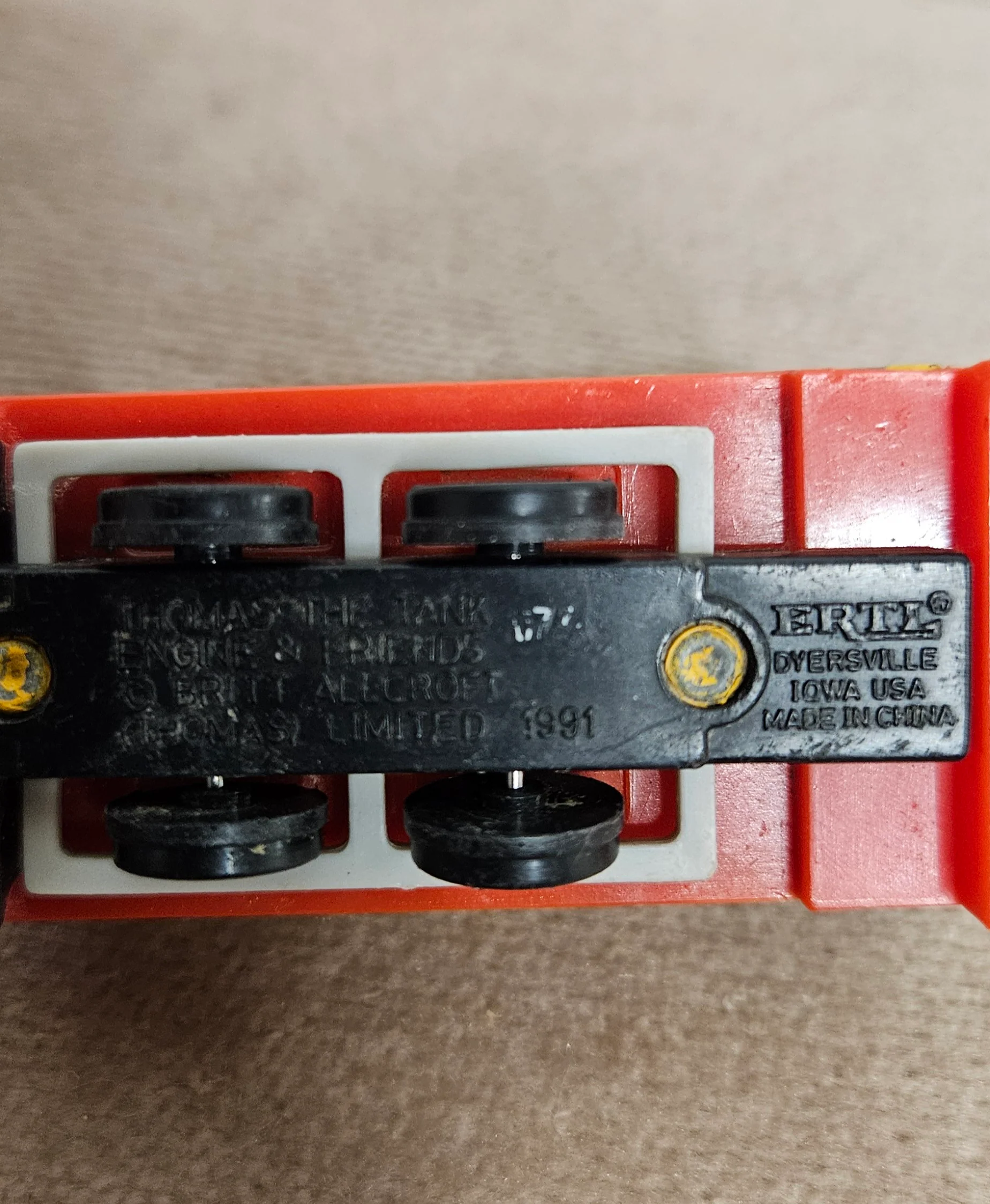 Thomas The Tank Engine ERTL Carry Case 1994 with Trains Inside - Image 20