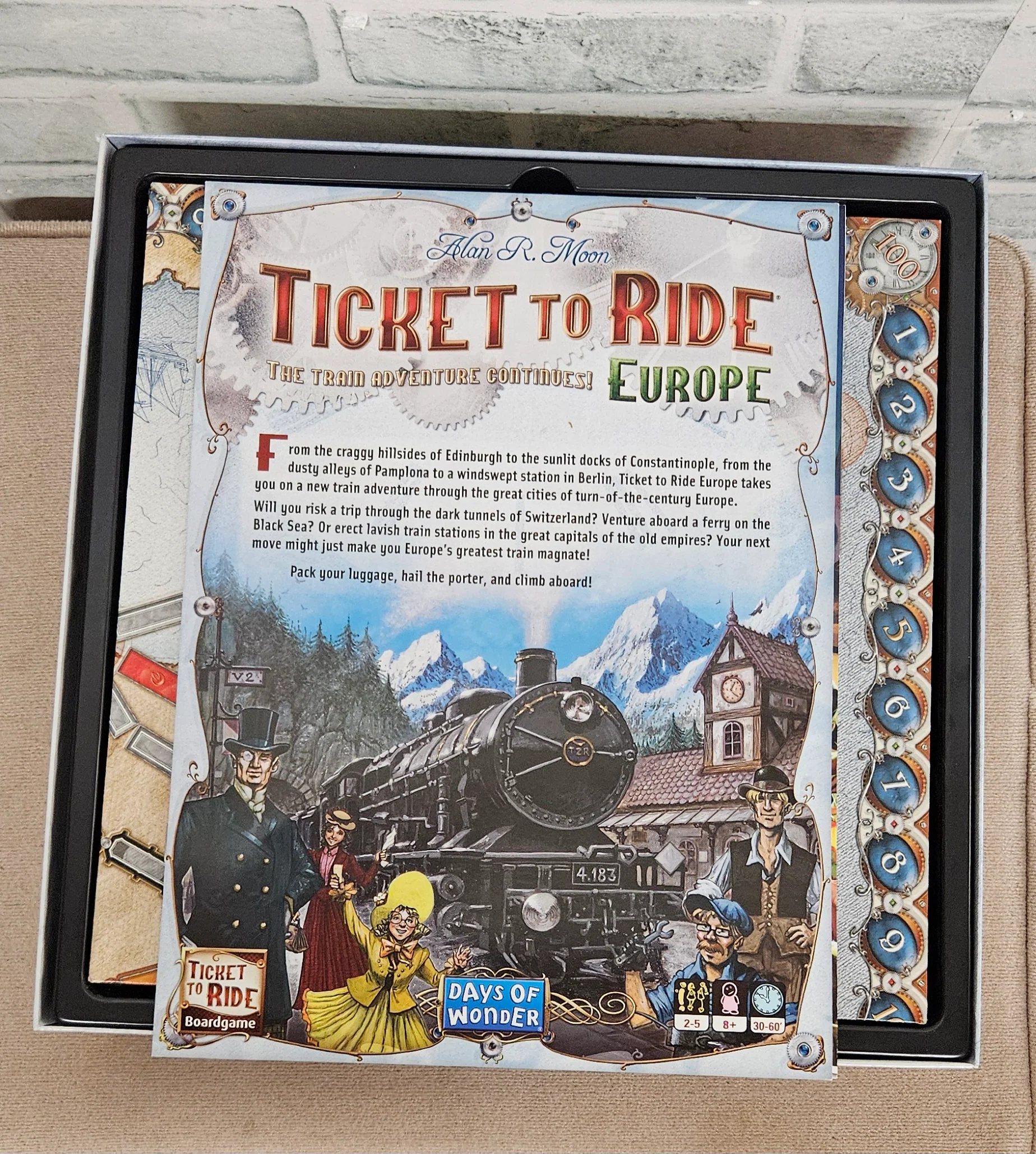 Ticket to Ride Europe Alan R. Moon Board Game - Image 6
