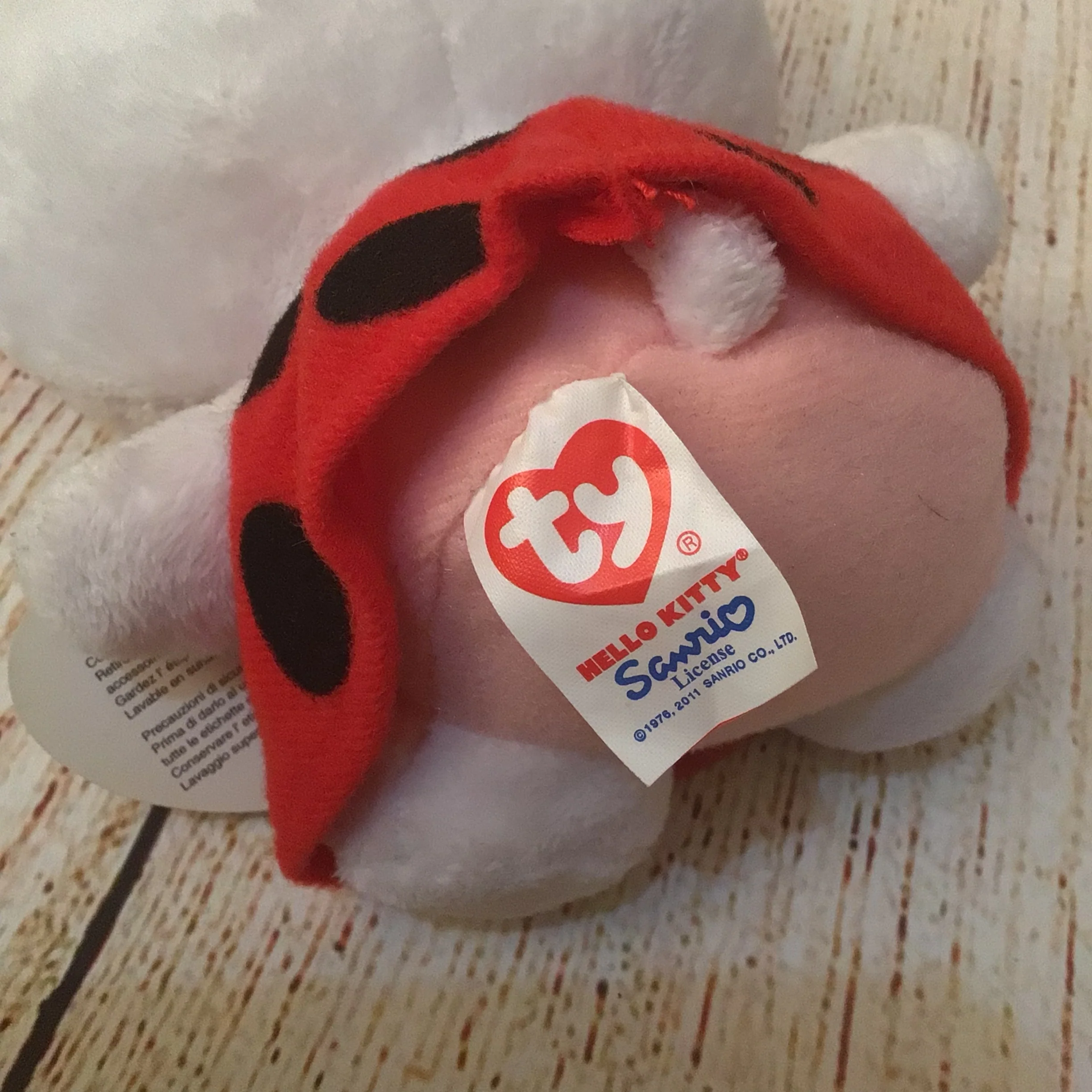 TY Beanie Baby with Tag - Hello Kitty - Ladybird - 2011 - Image 4