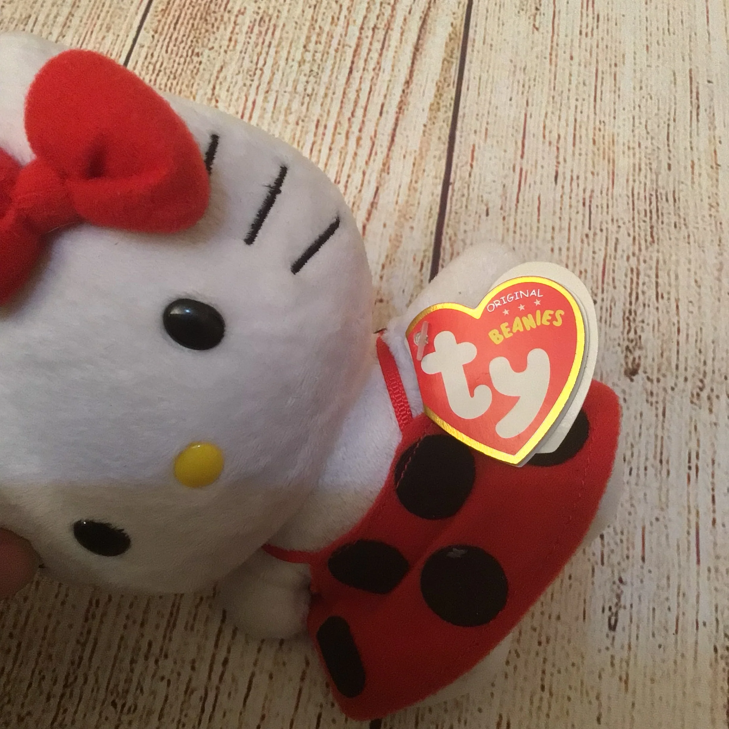 TY Beanie Baby with Tag - Hello Kitty - Ladybird - 2011 - Image 6