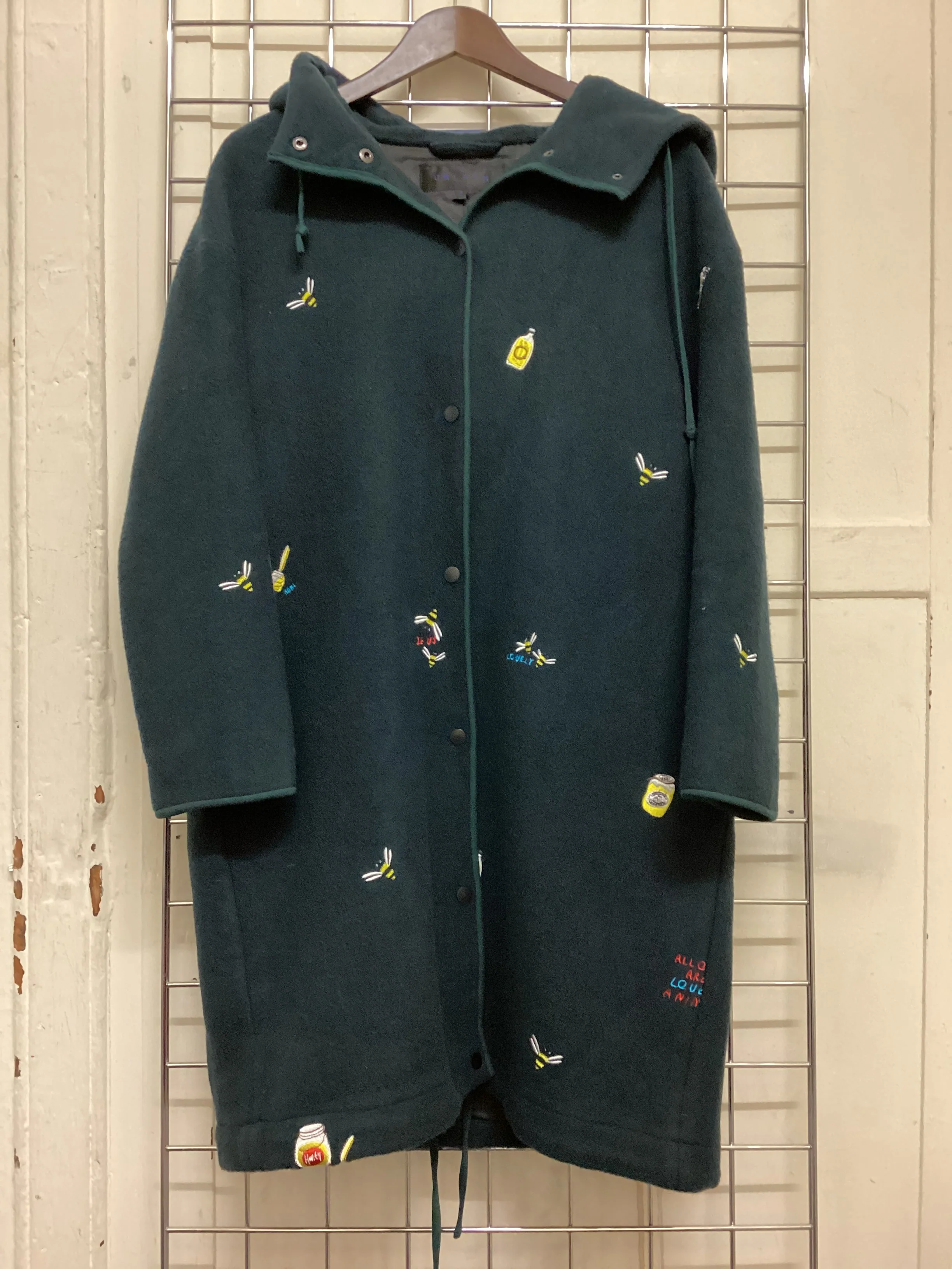 Urlazh Dark Blue Wool Coat – Size M
