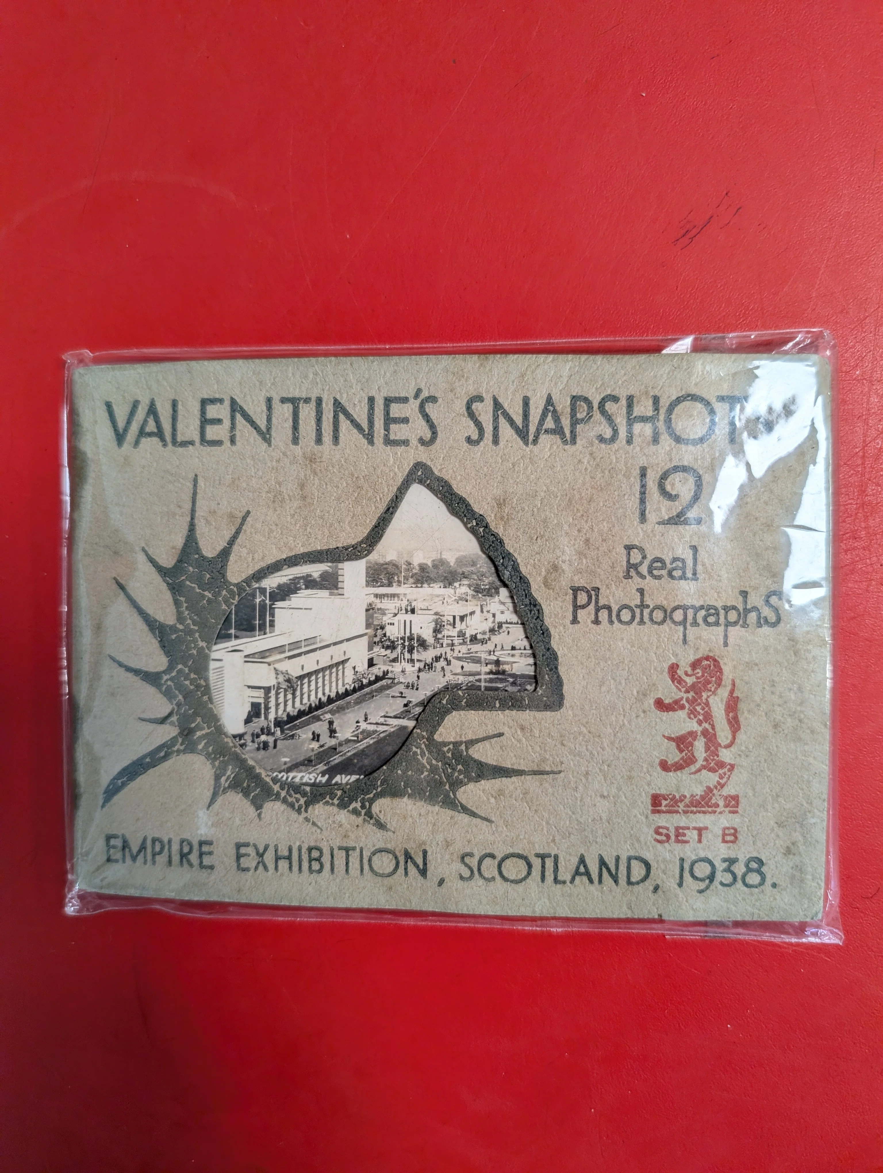 Valentine's Snapshot 12 Real Photographs Set B Empire Exhibition, Scotland 1938