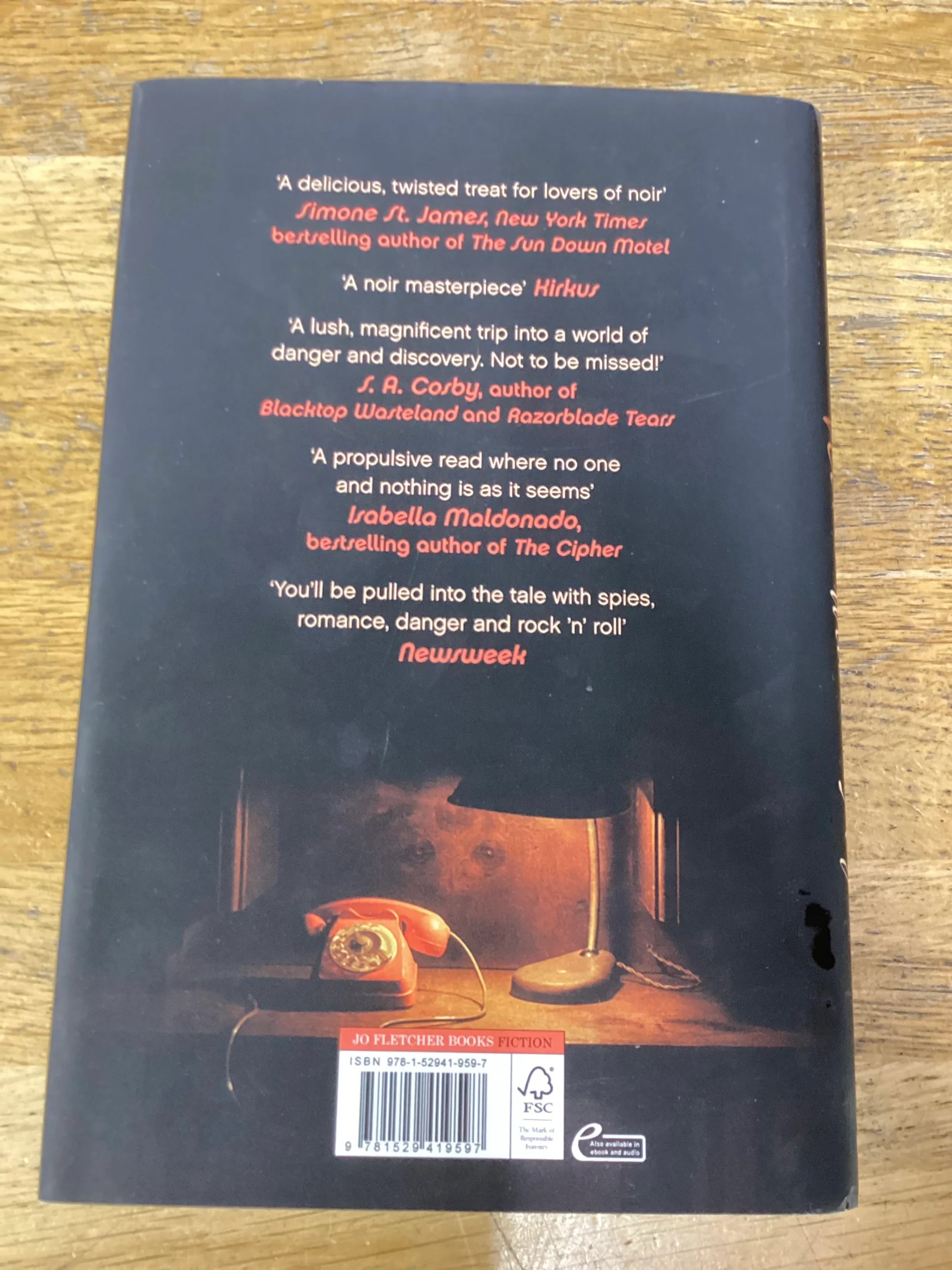 Velvet was the Night (Hardback, Signed) - Image 2