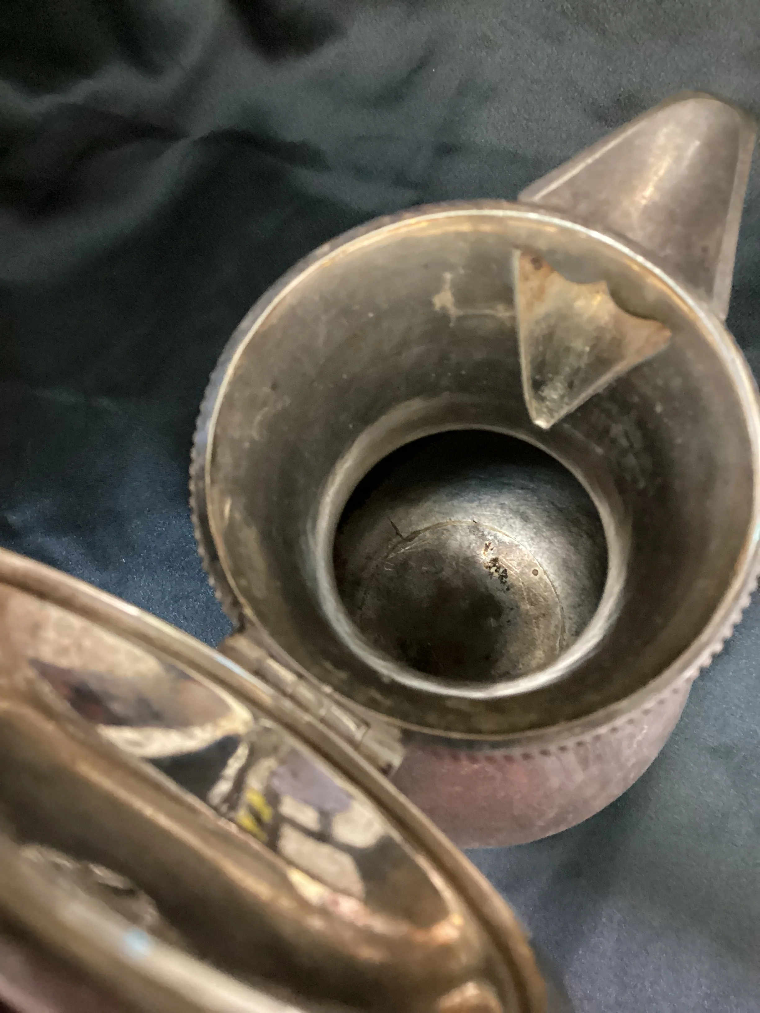 Victorian Silver Plated Hot Water Jug Mackay & Chisholm Edinburgh - Image 4