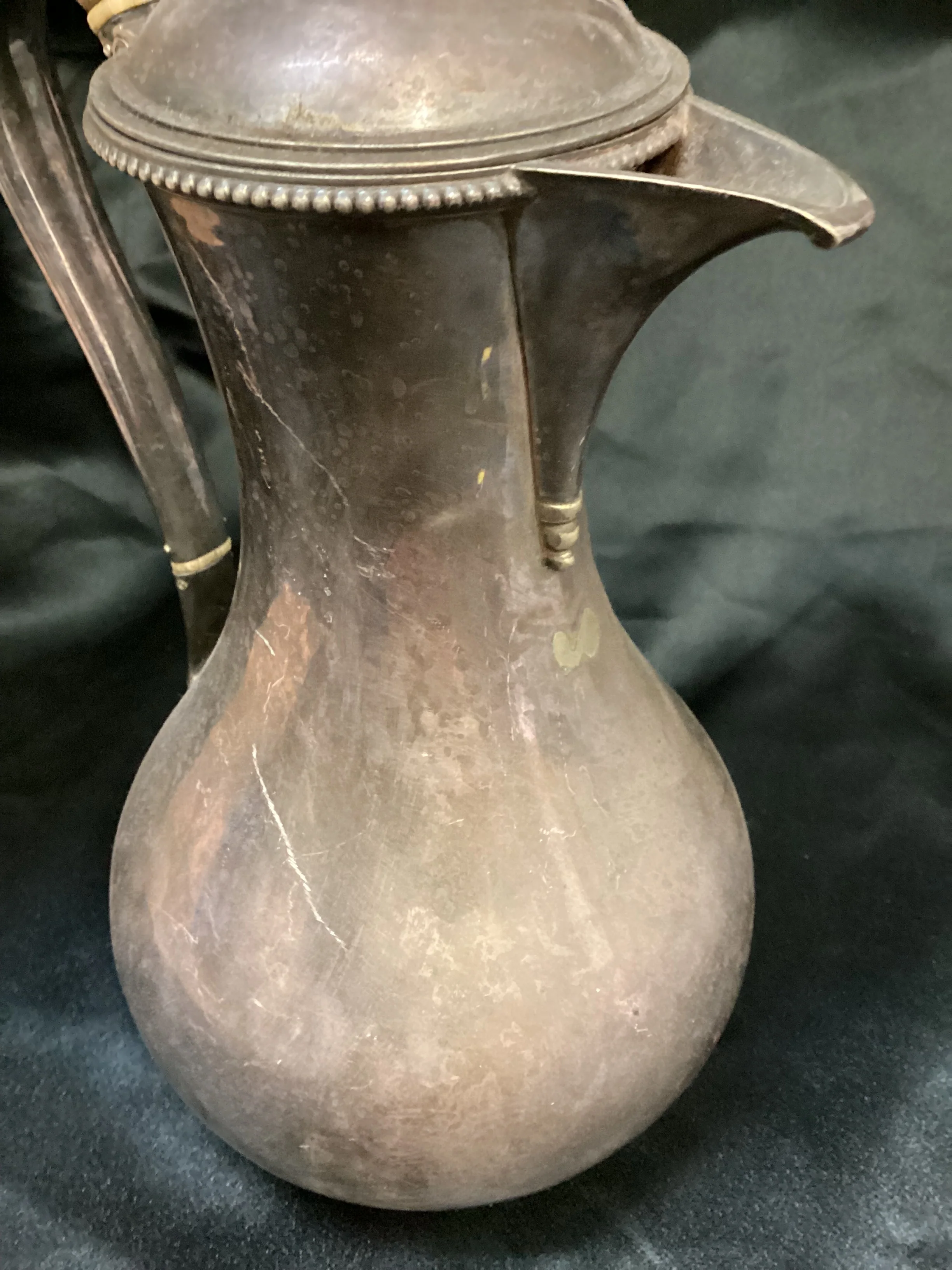Victorian Silver Plated Hot Water Jug Mackay & Chisholm Edinburgh - Image 5