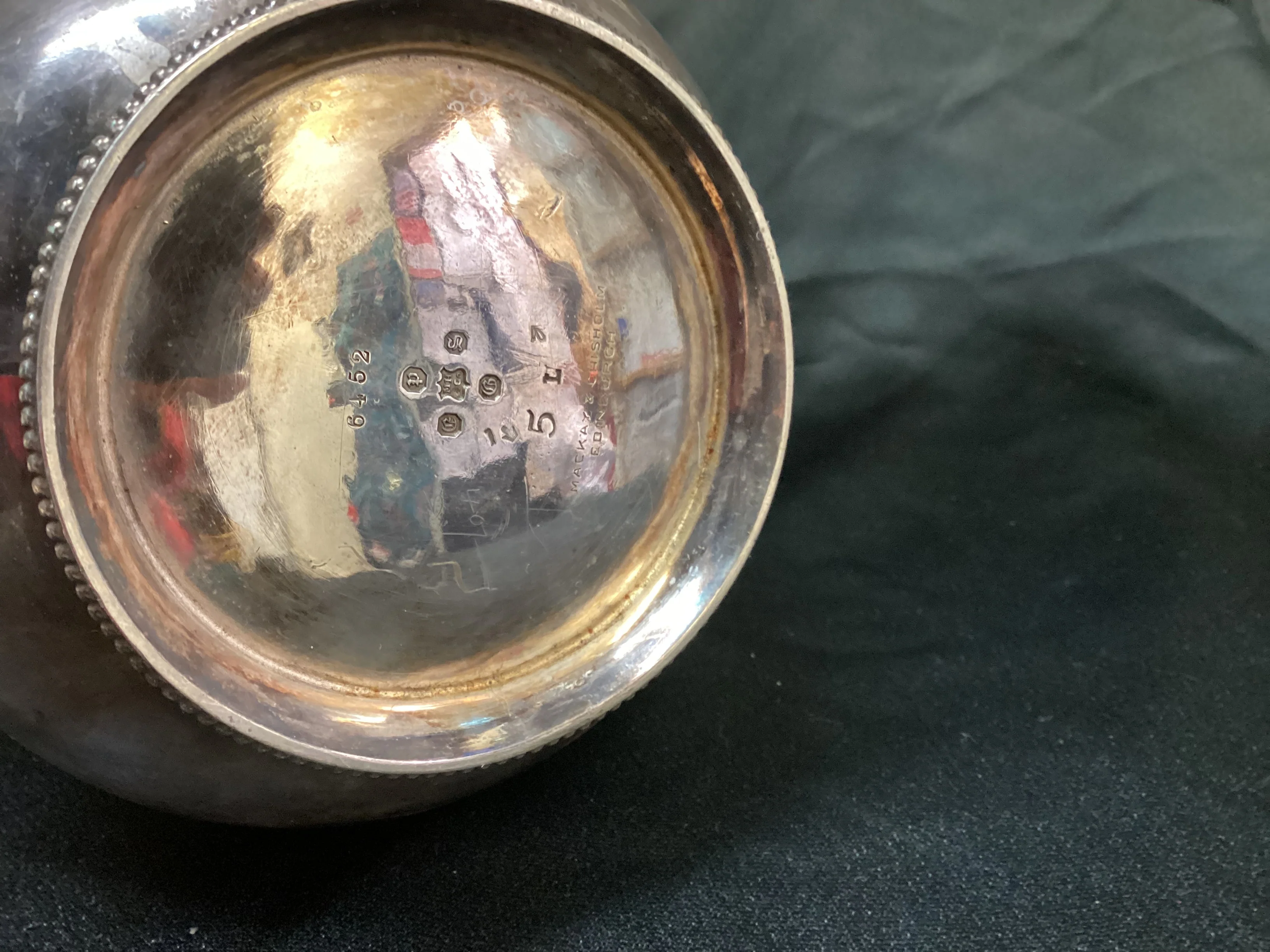 Victorian Silver Plated Hot Water Jug Mackay & Chisholm Edinburgh - Image 6