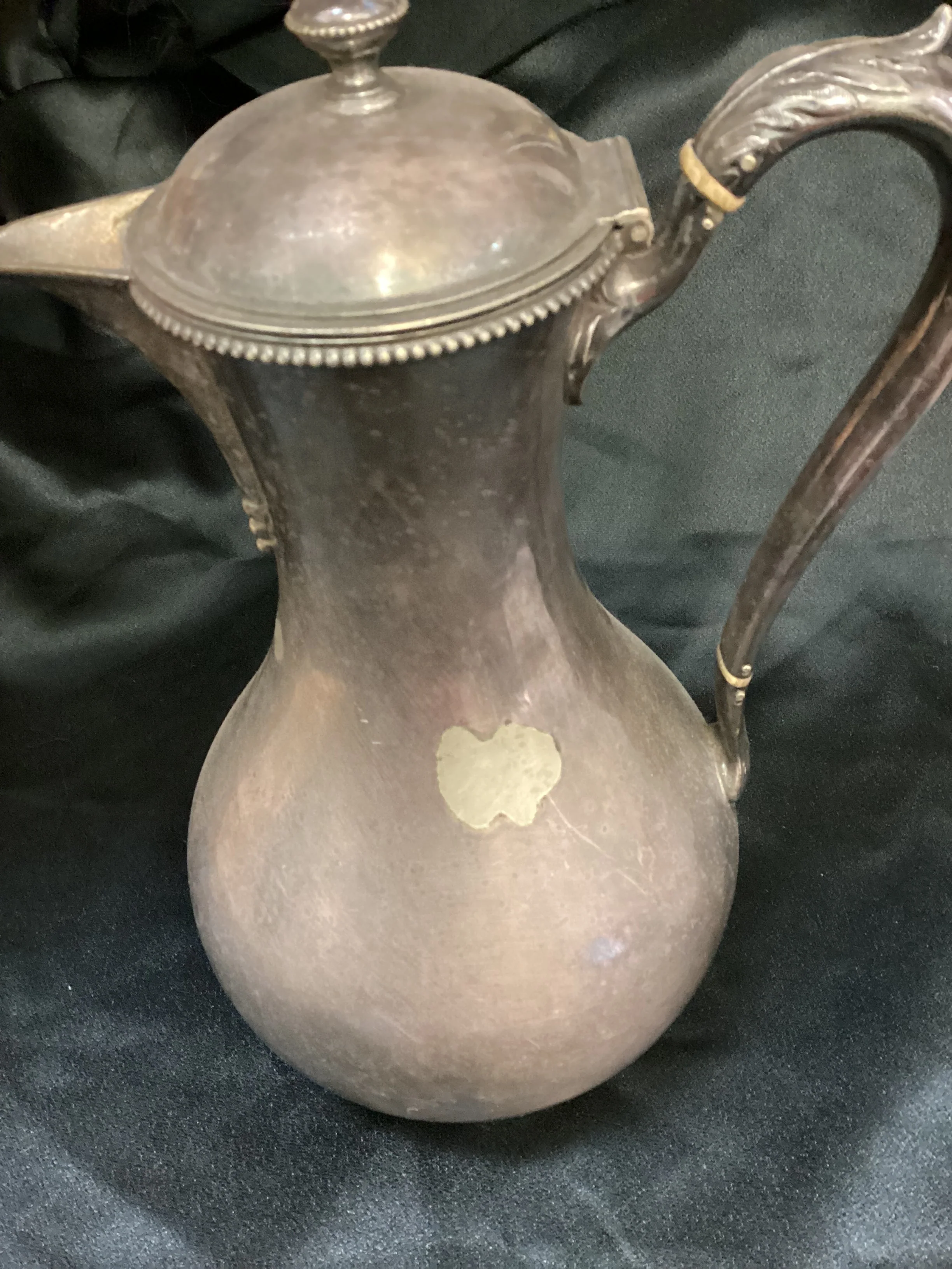 Victorian Silver Plated Hot Water Jug Mackay & Chisholm Edinburgh - Image 7
