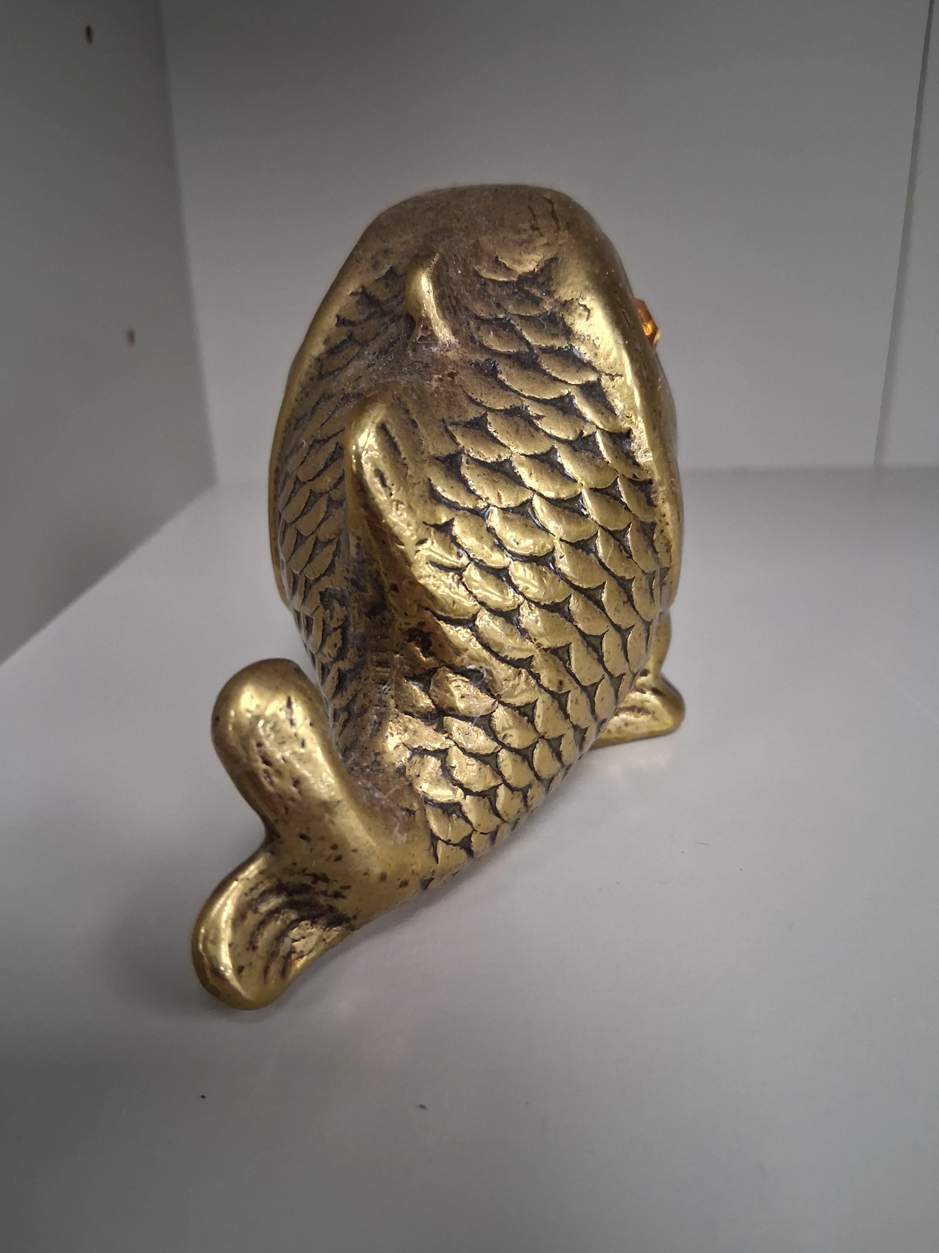 Vintage Brass Fish Ash Tray - Image 5