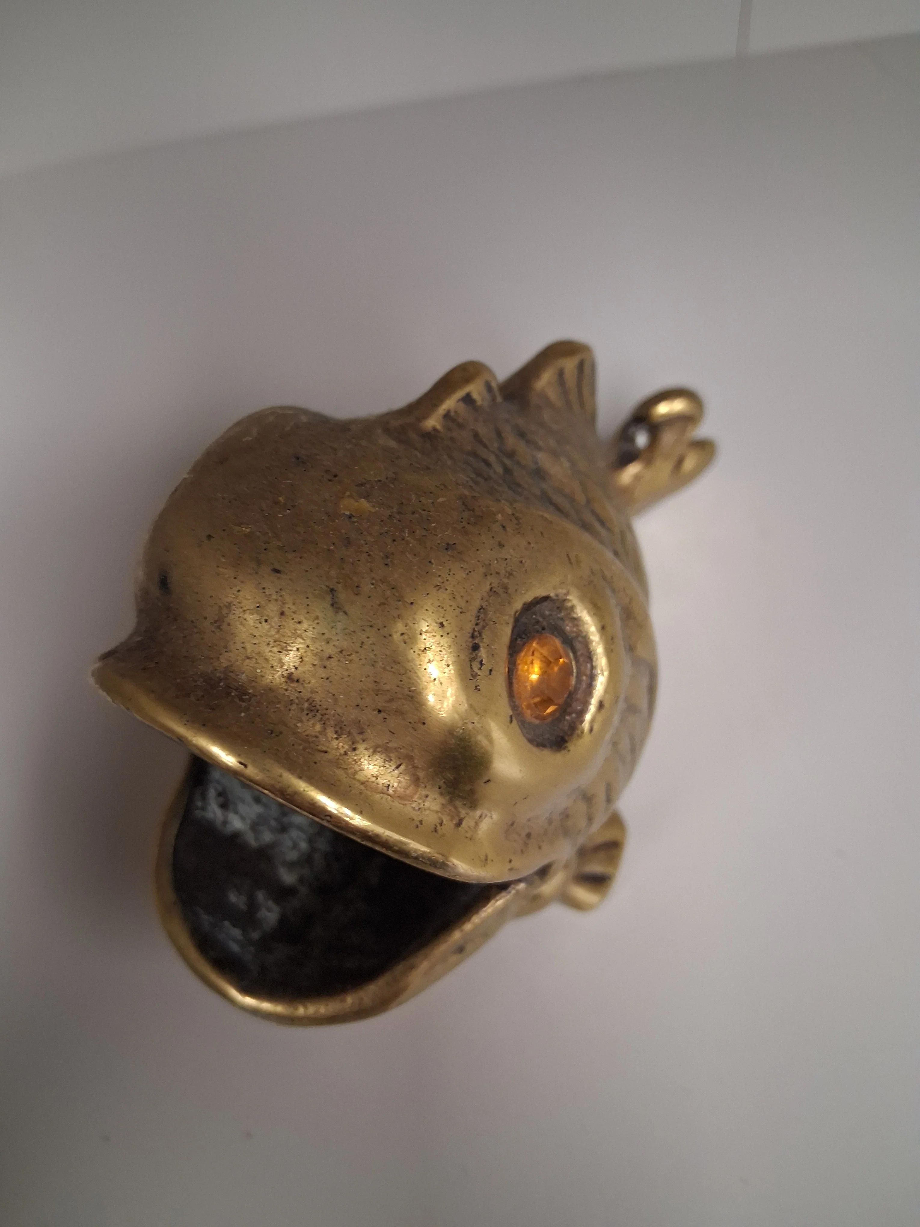 Vintage Brass Fish Ash Tray - Image 7