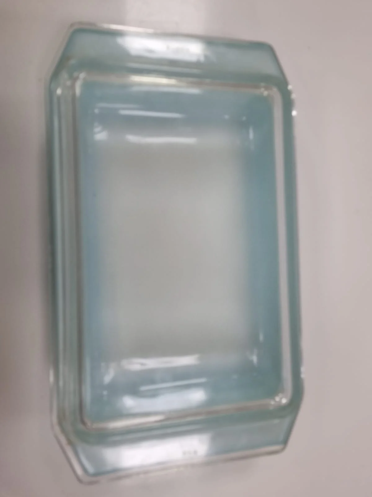 Vintage Pyrex Gaiety Daisy Turquoise Glass Roasting tray - Image 9