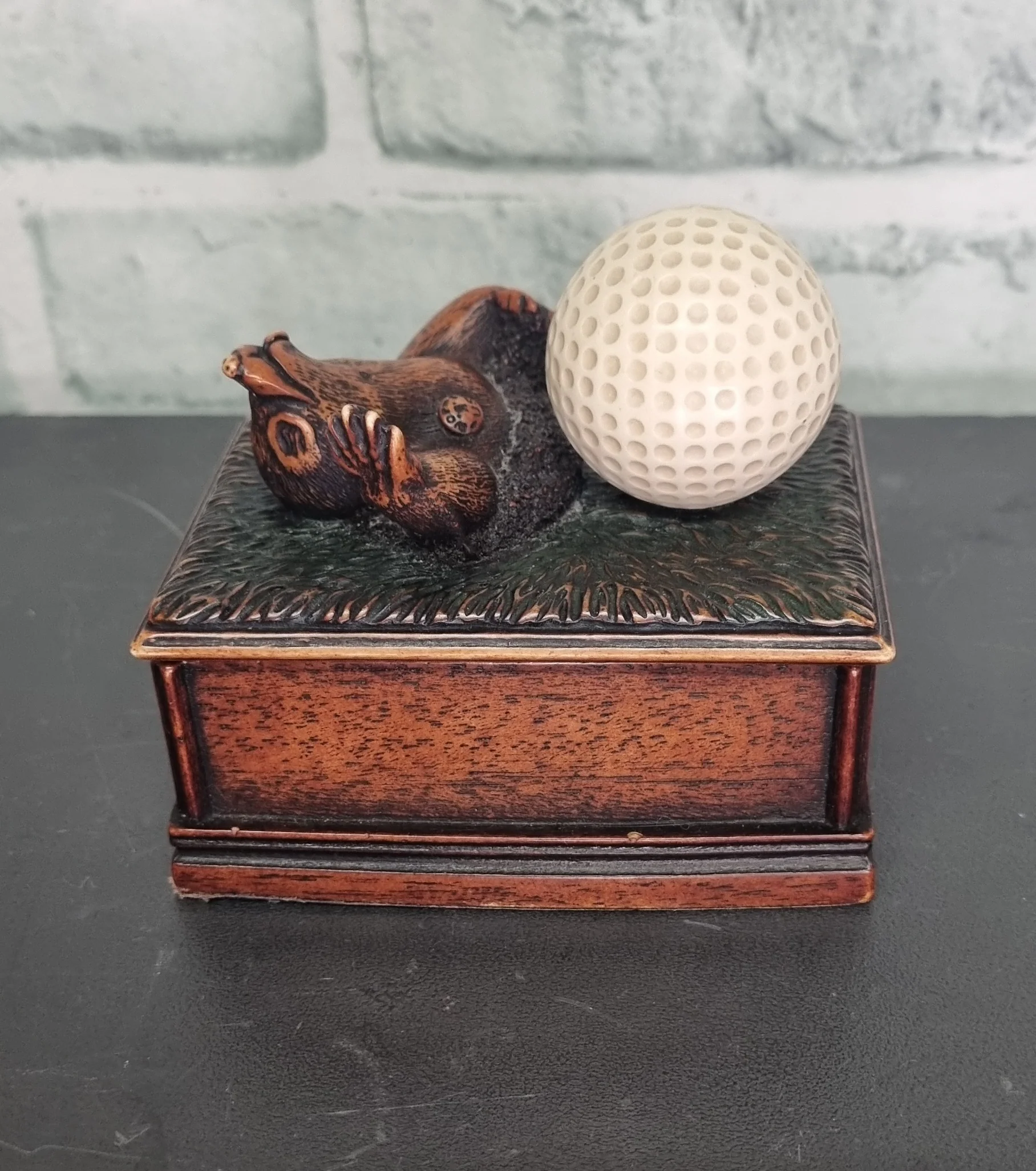 Vintage Golfing Trinket Box "Mole in One" - Image 7