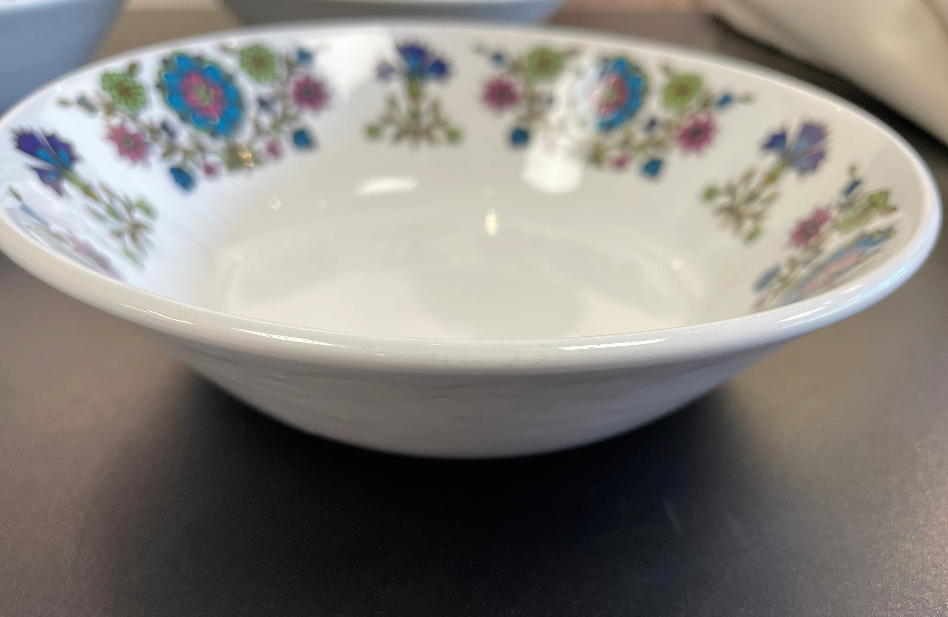 Vintage Midwinter Country Garden Oatmeal Bowls Set of 6 - Image 5