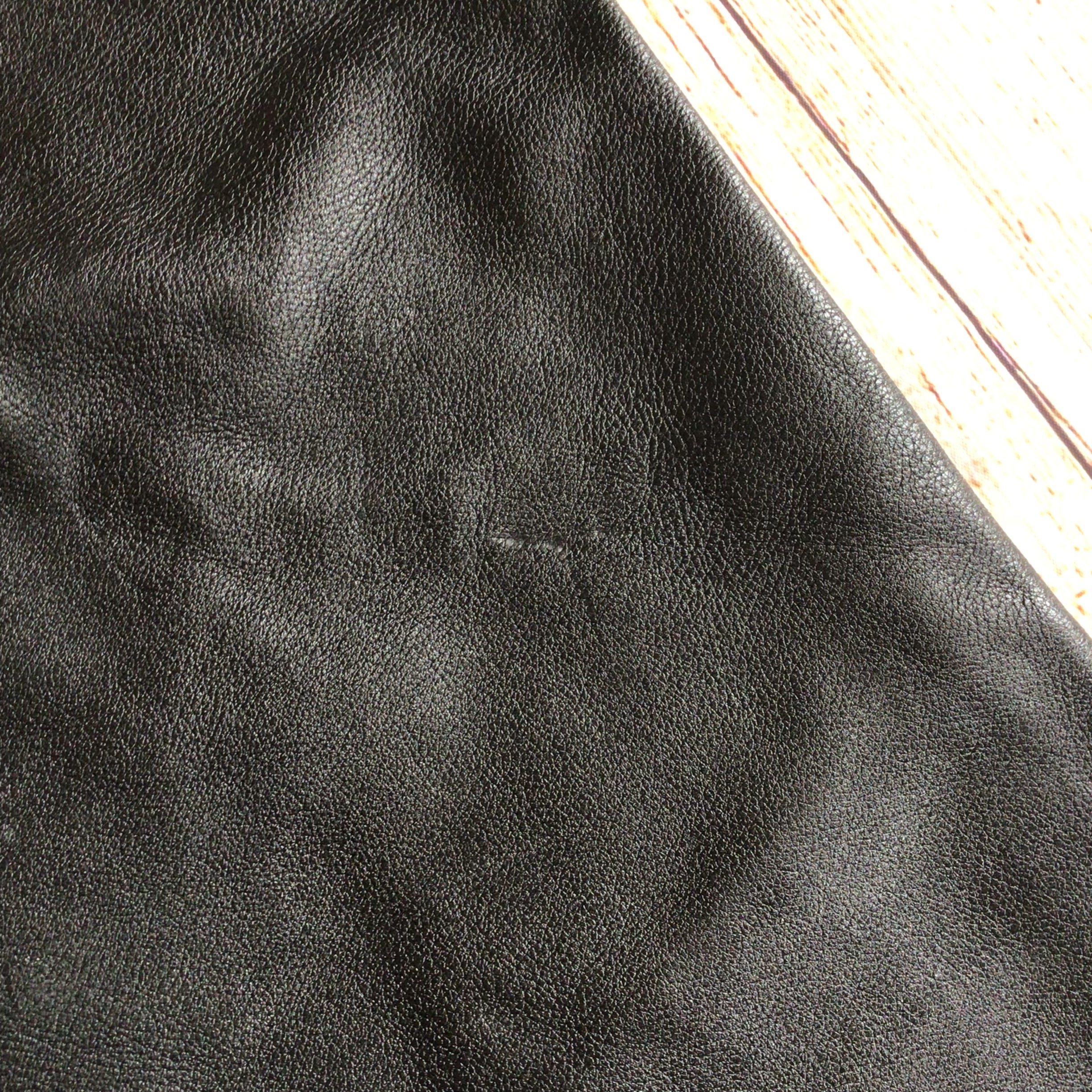 Vintage Polo Black Leather Biker Trousers Size 36 (W30) - Image 15