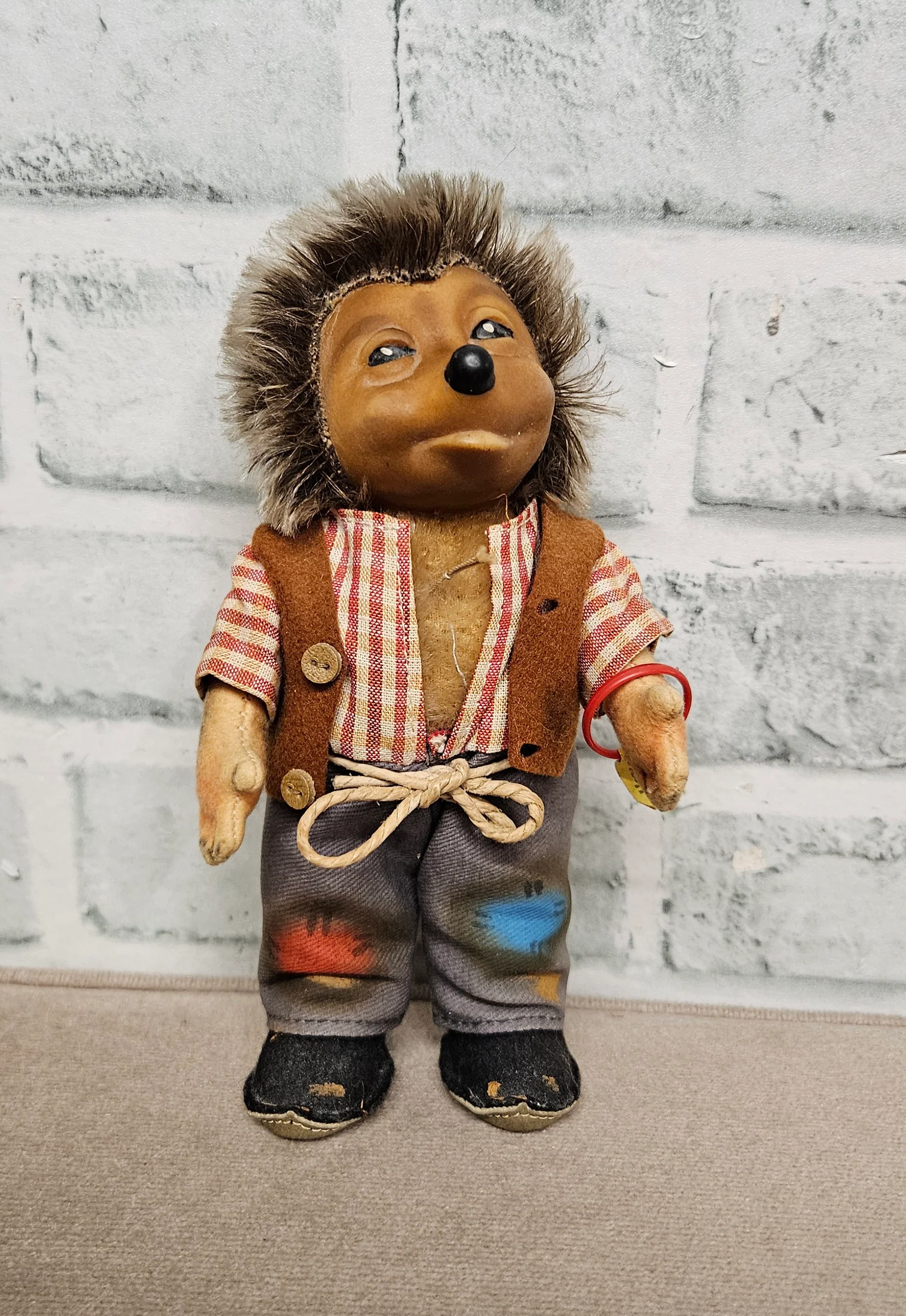 Vintage Steiff Mecki 7627/17 Hedgehog