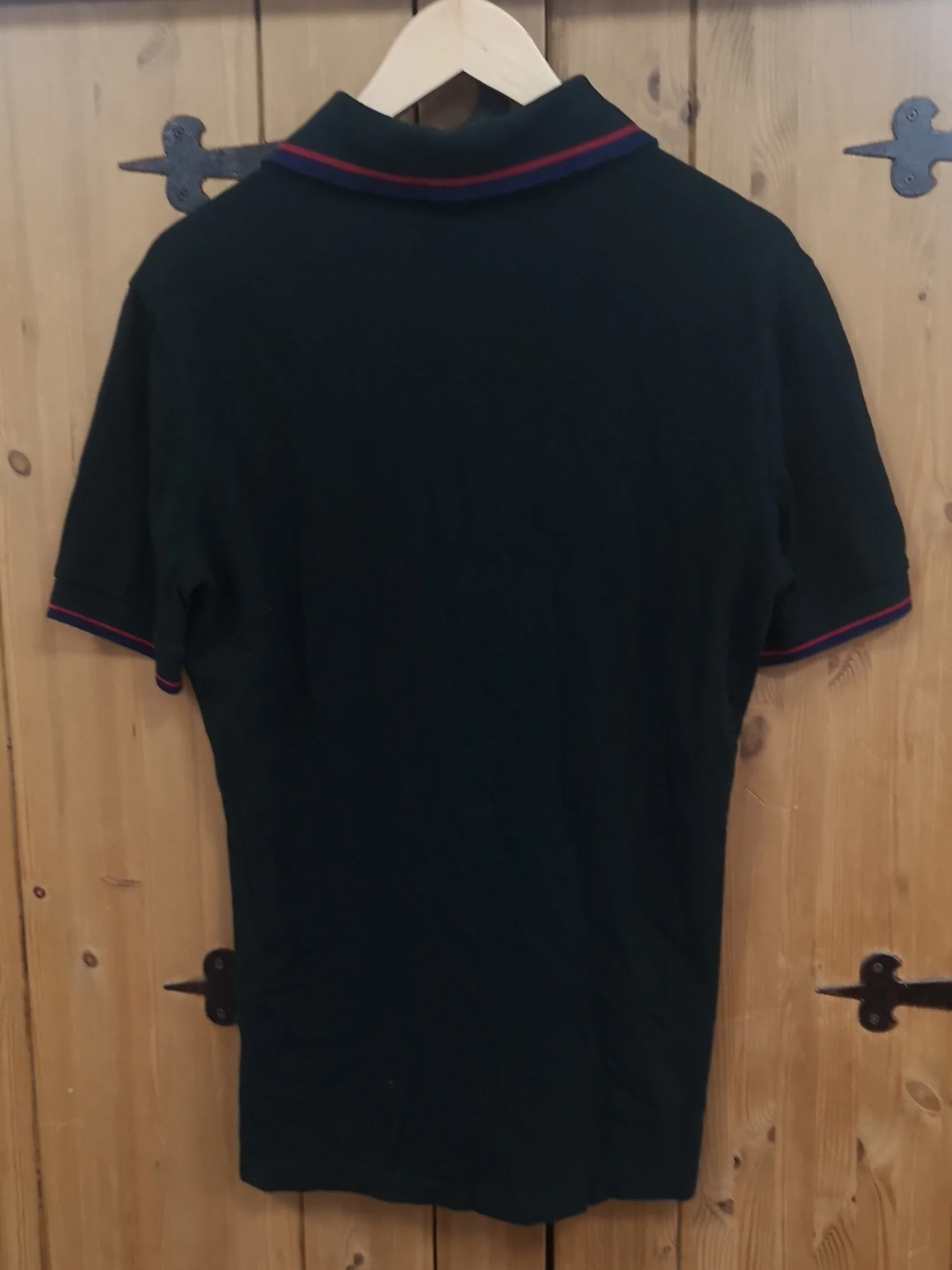 Vivienne Westwood Man Green Polo Shirt w/ Embroidered Logo Size L - Image 6