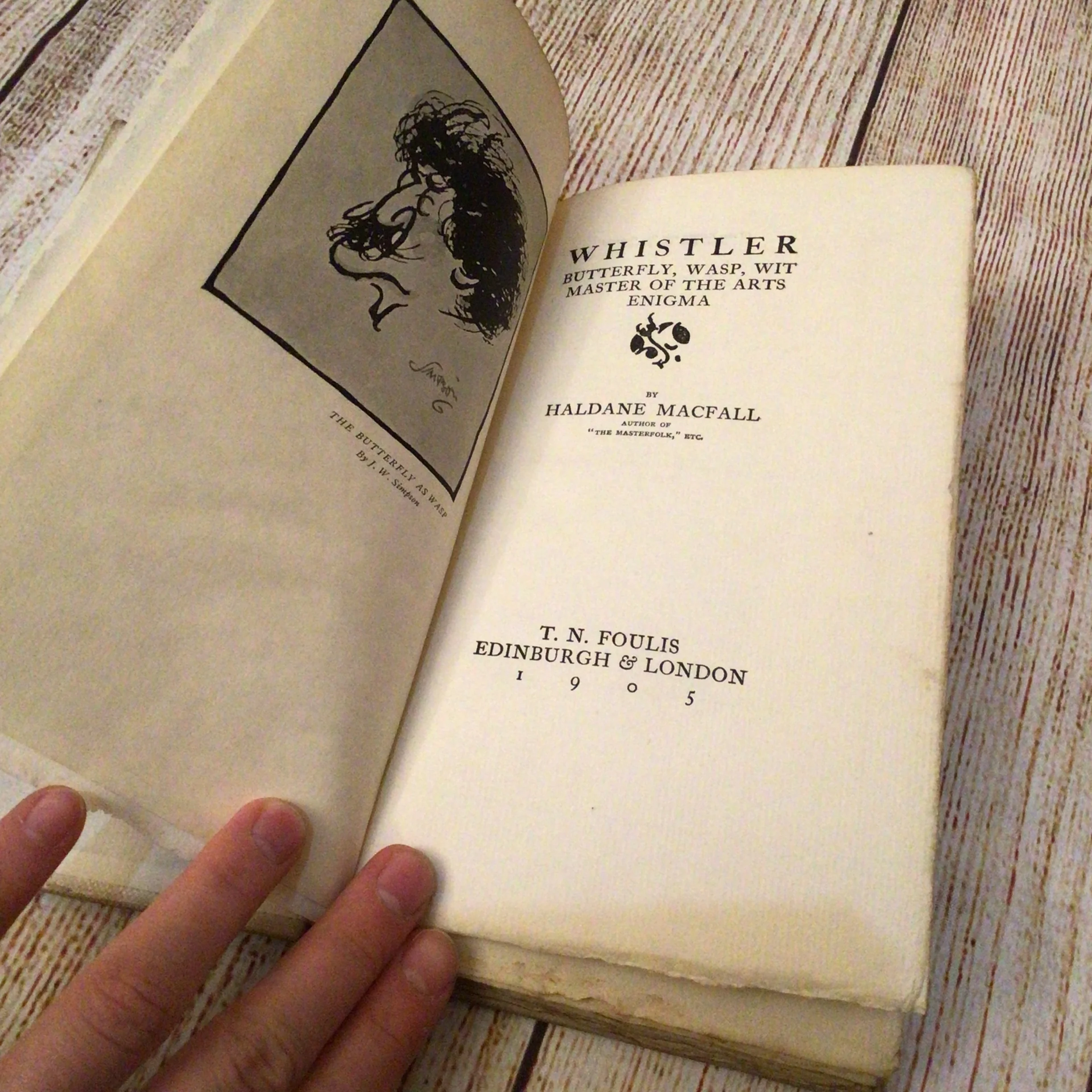 Whistler; Butterfly, Wasp, Wit Master of the Arts Enigma by Haldane MacFall (1905) - Image 9