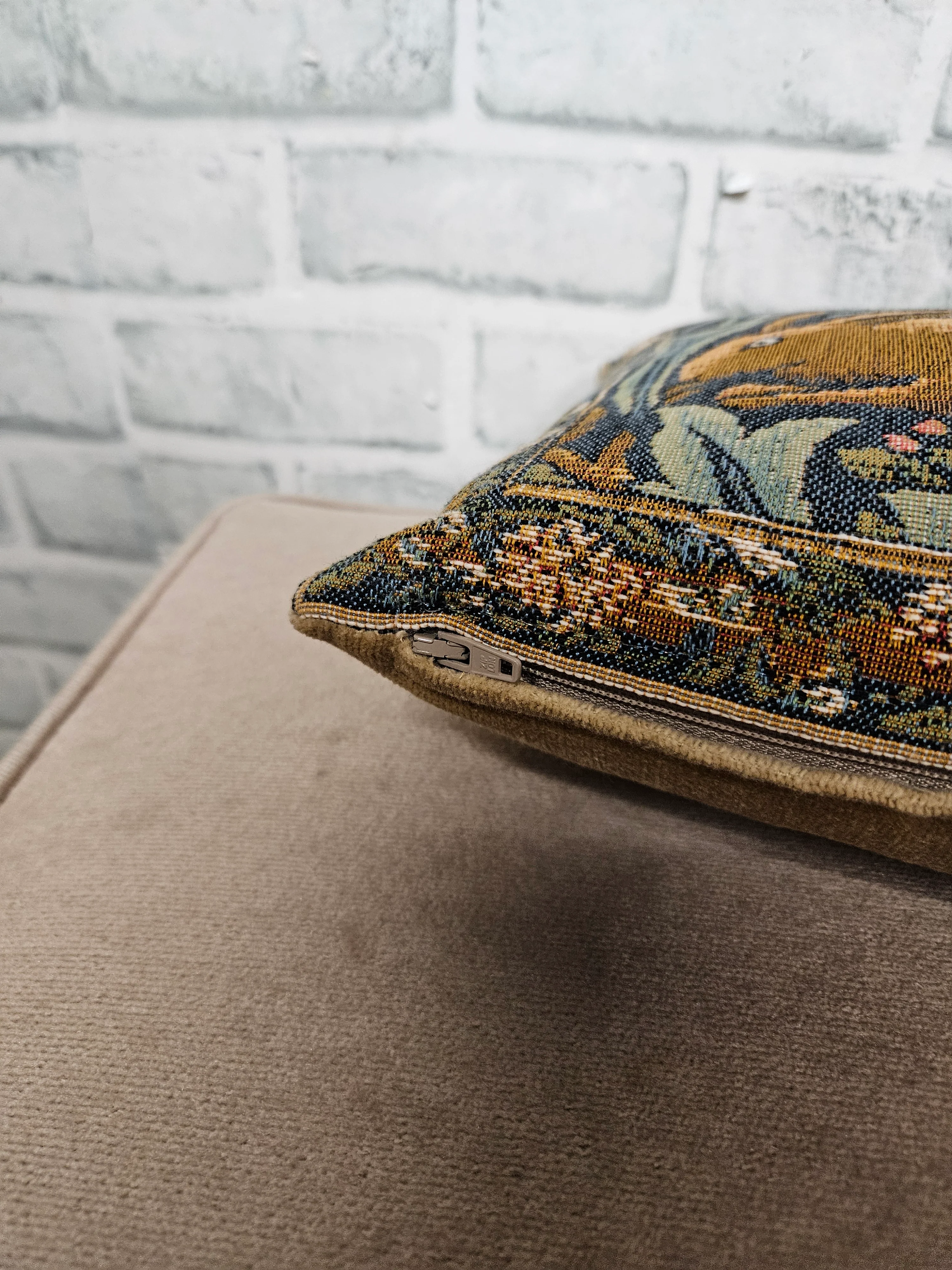 William Morris & Co Brother Rabbit Tapestry Cushion - Image 3