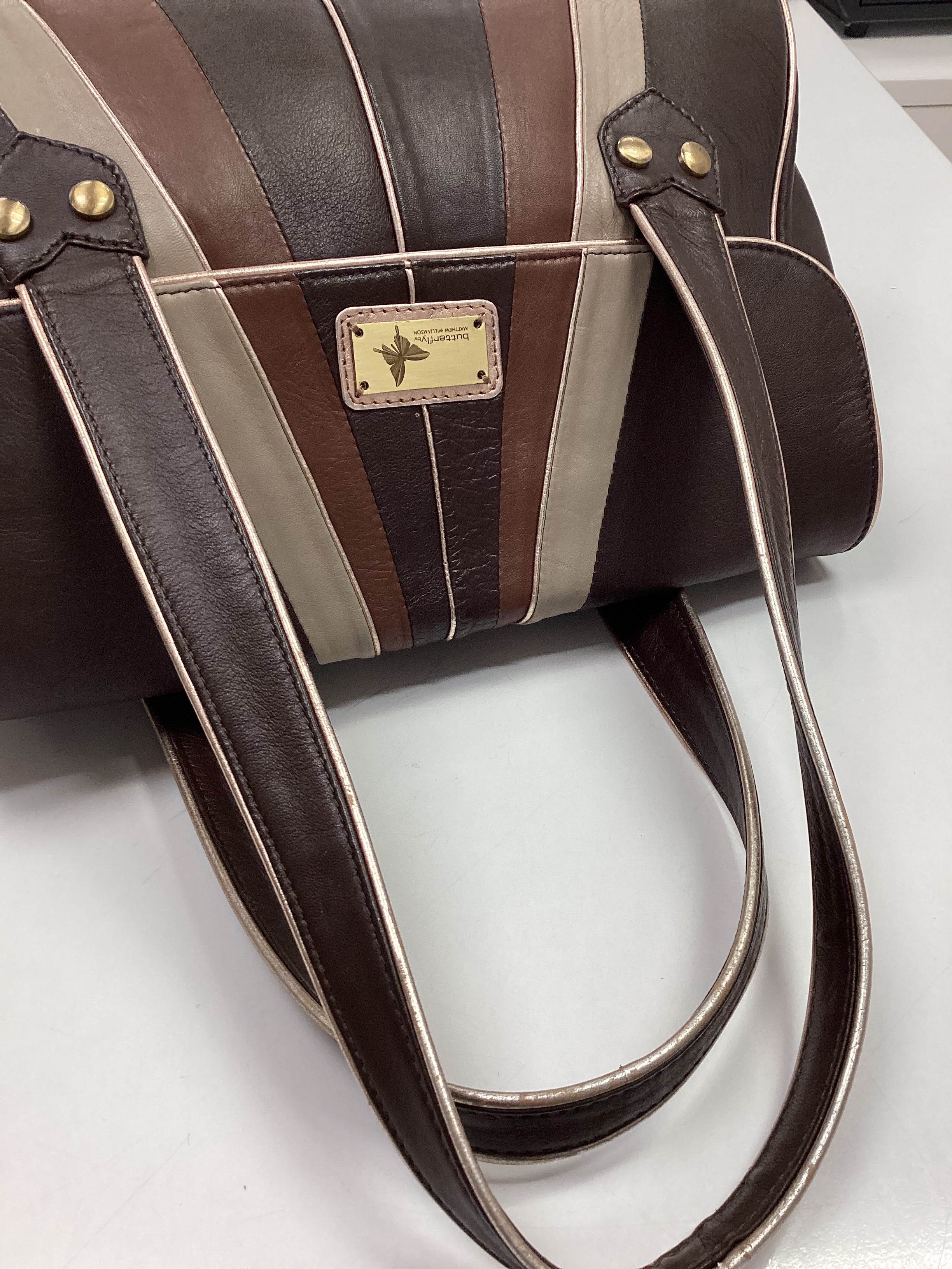 Women’s Brown Butterfly by Matthew Williamson Handbag - Image 10